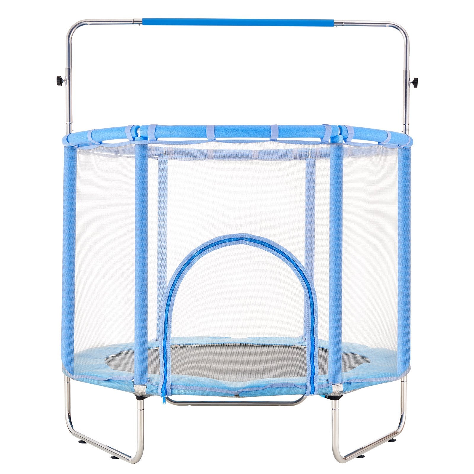 VEVOR 55" Trampoline for Kids Mini Toddler Trampoline with Net Indoor Outdoor