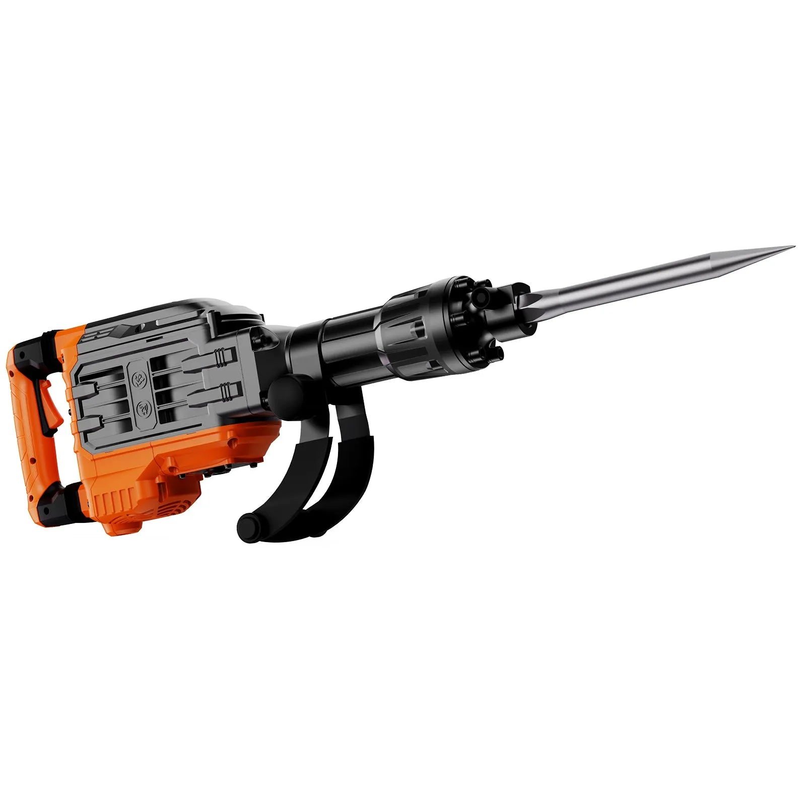 VEVOR Demolition Jack Hammer, 3500W Jack Hammer Concrete Breaker, 1900 BPM Heavy Duty Electric Jack Hammer, 2pcs Chisel with Gloves & 360°C Swiveling Front Handle for Trenching, Black