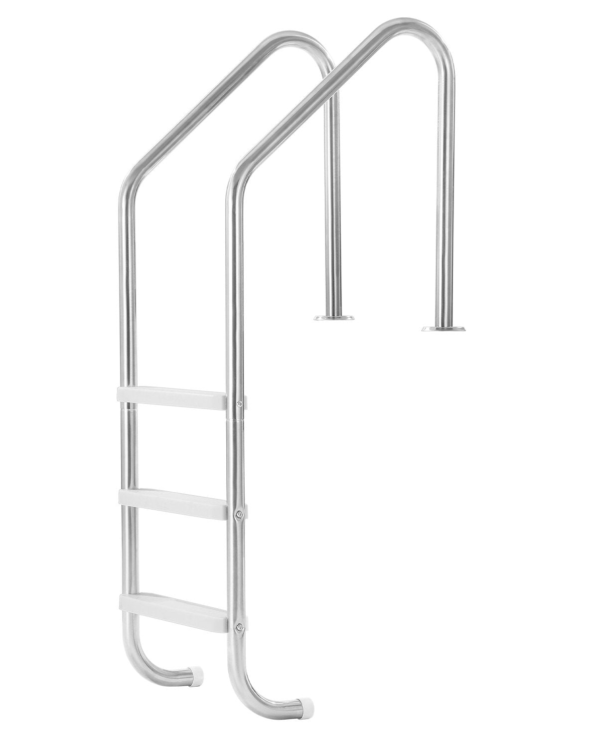 VEVOR Robust Stainless Steel Pool Ladder 3-Step & 2 Handrails for 48-54 In Pool