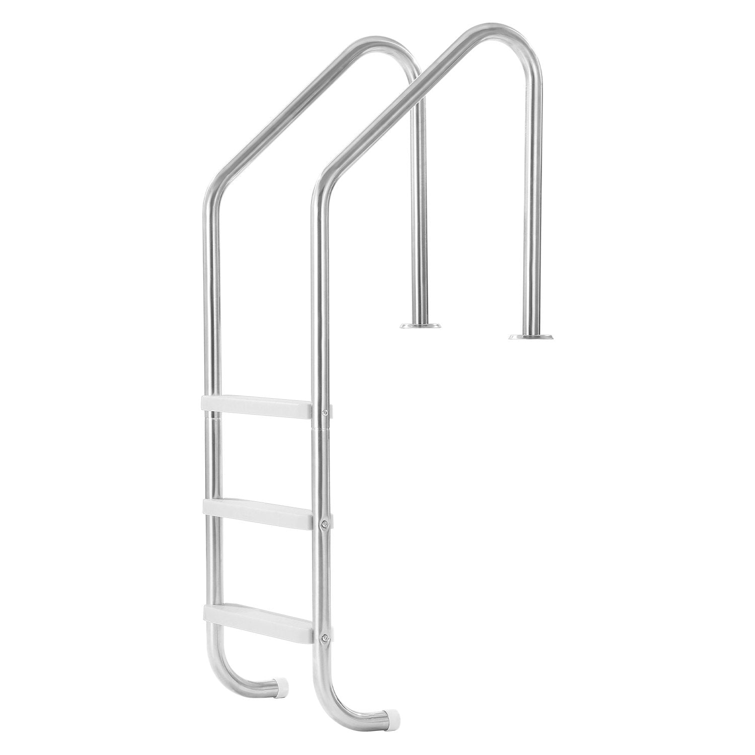 VEVOR Robust Stainless Steel Pool Ladder 3-Step & 2 Handrails for 48-54 In Pool
