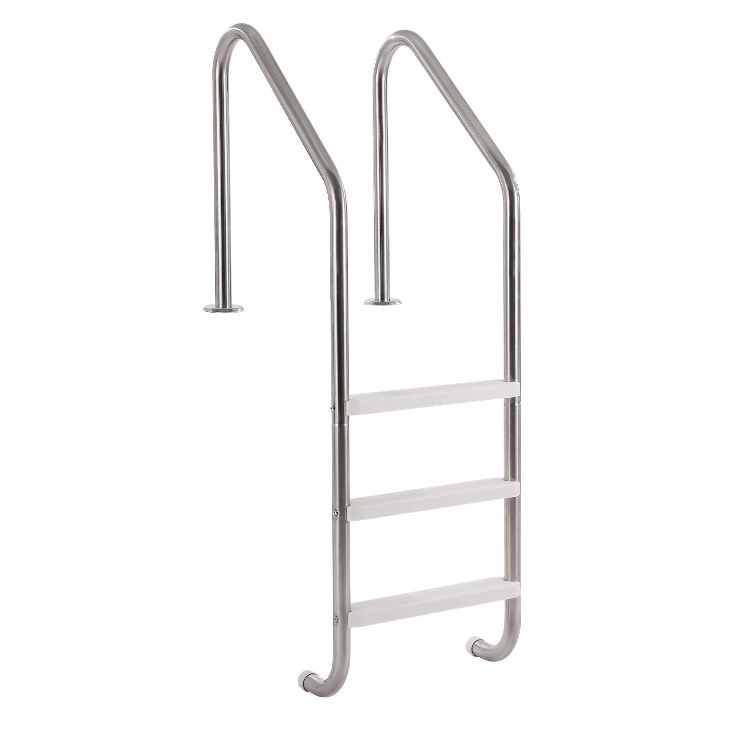 VEVOR Robust Stainless Steel Pool Ladder 3-Step & 2 Handrails for 48-54 In Pool