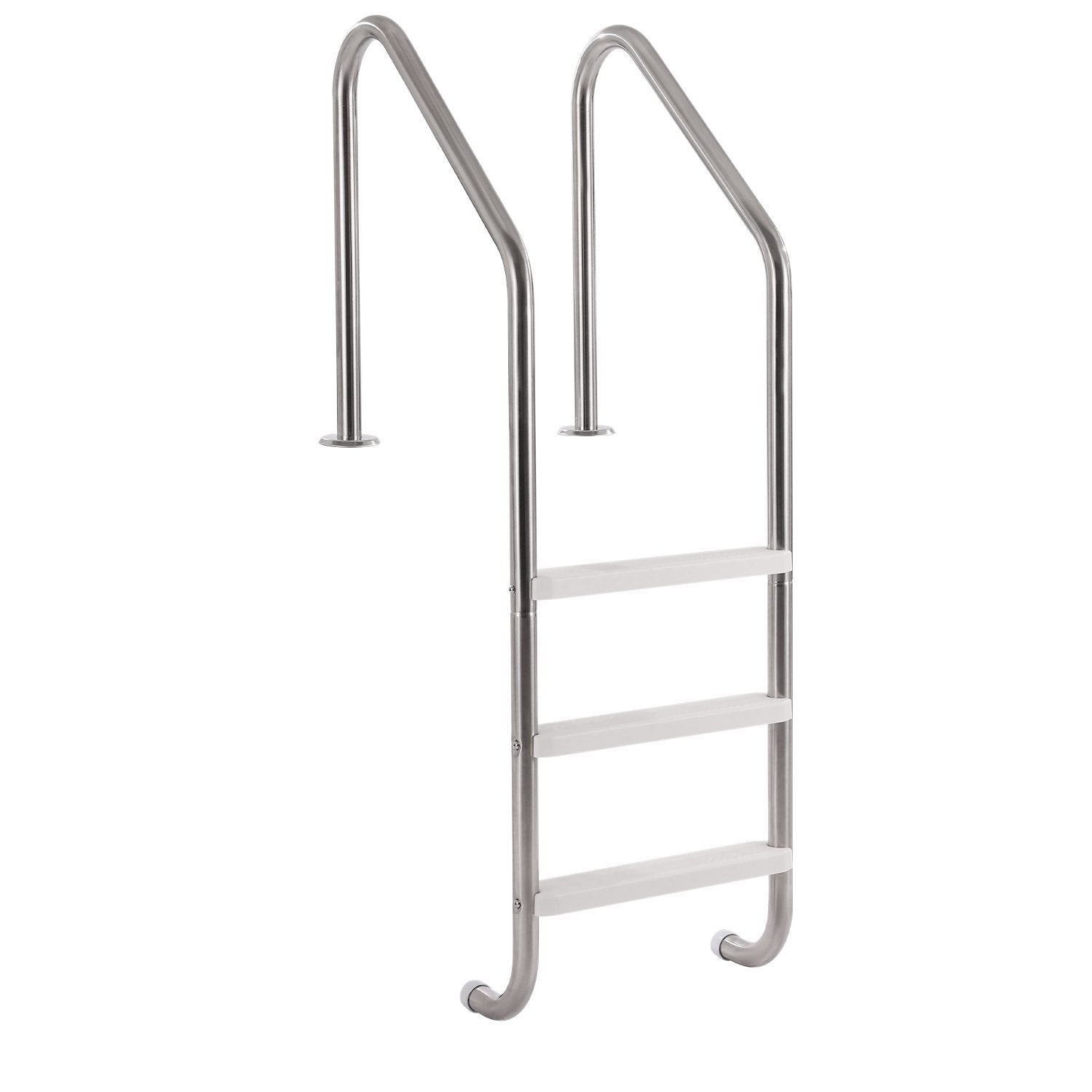 VEVOR Robust Stainless Steel Pool Ladder 3-Step & 2 Handrails for 48-54 In Pool