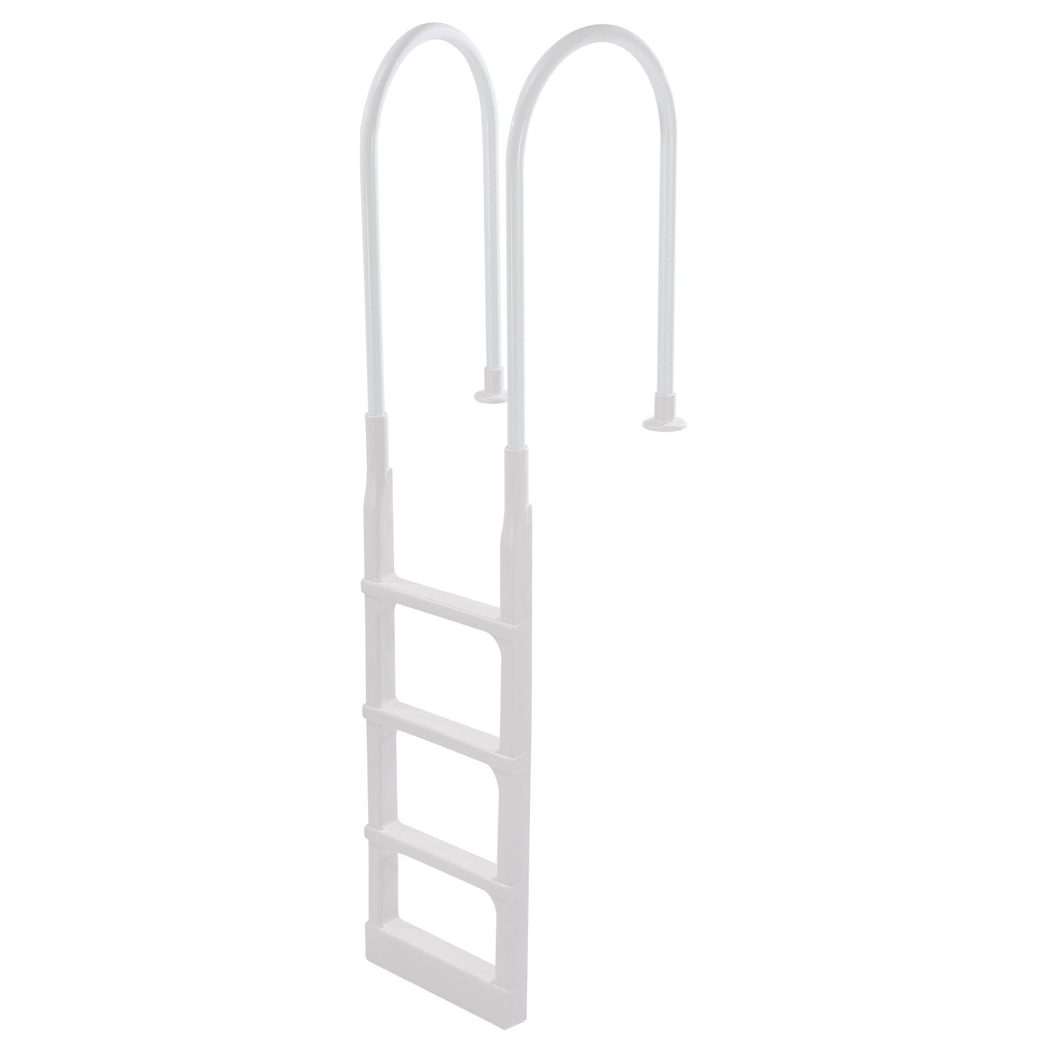 VEVOR Thickened 4-Step Pool Ladder 2 Handrails Loads 300 lb for 48-54 In Pool
