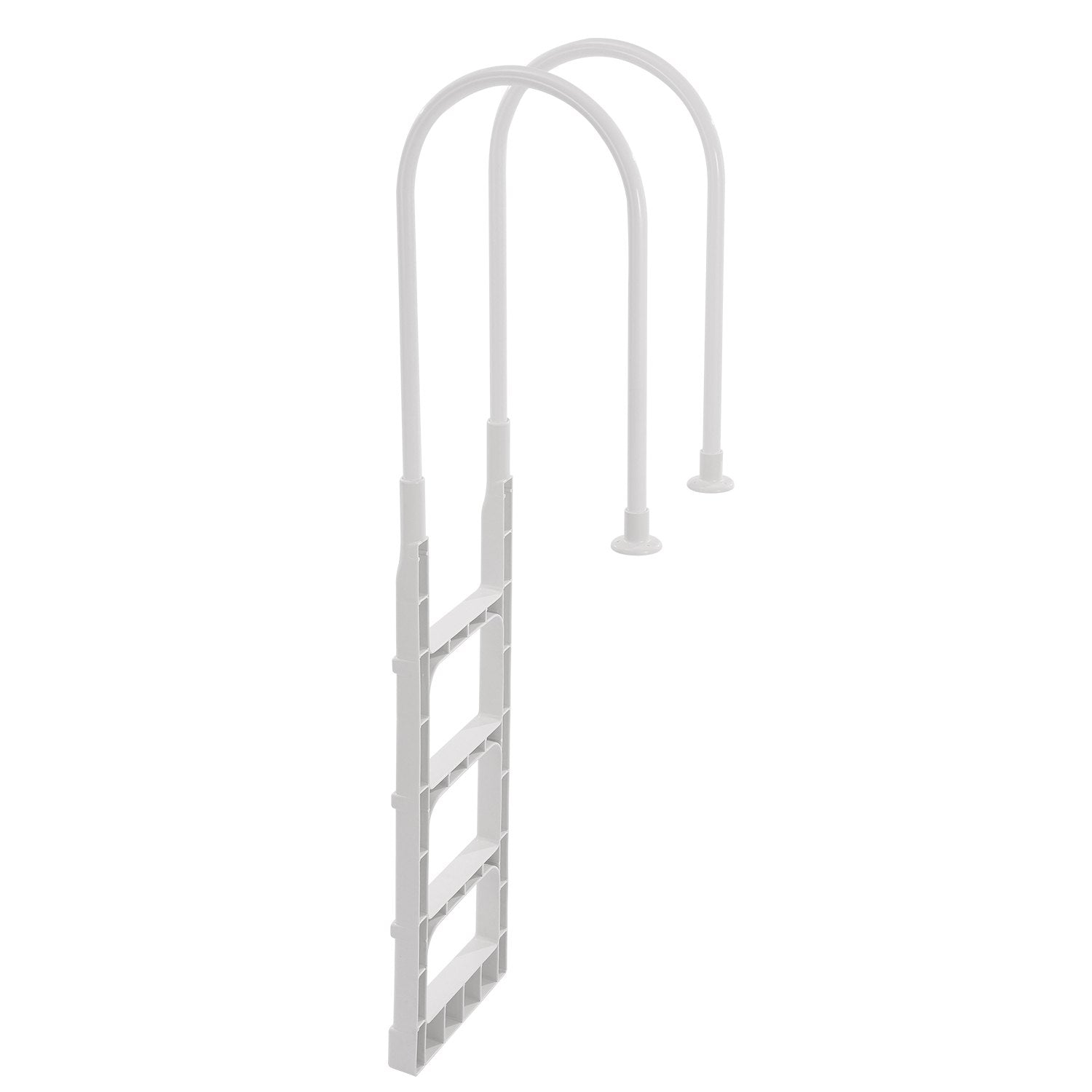 VEVOR Thickened 4-Step Pool Ladder 2 Handrails Loads 300 lb for 48-54 In Pool