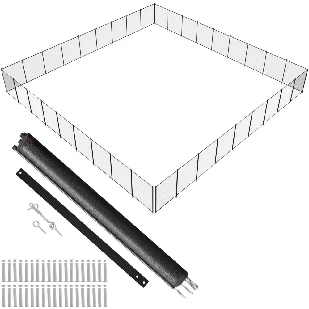 VEVOR Pool Fence 4 x 108 FT Removable Pool Fences for Inground Pools Outdoor