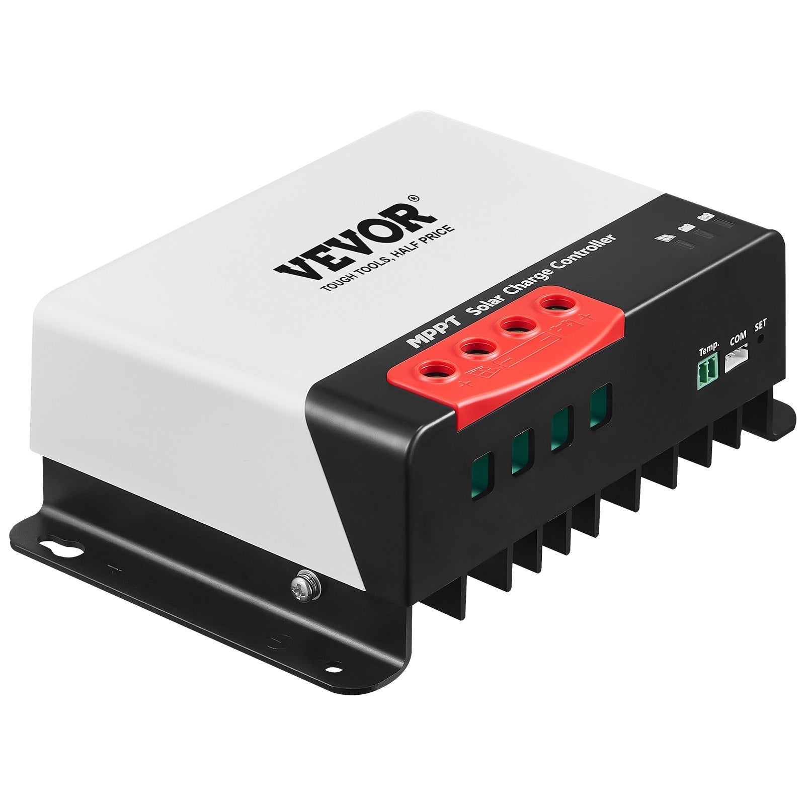 VEVOR 30A MPPT Solar Charge Controller, 12V / 24V Auto DC Input, Solar Panel Regulator Charger with Bluetooth Module, 98% Charging Efficiency for Sealed(AGM), Gel, Flooded and Lithium Battery Charging