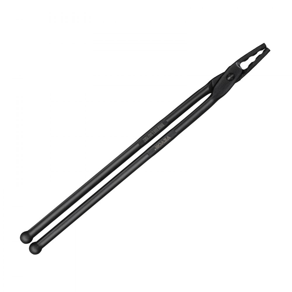 VEVOR Blacksmith Tongs, 18” Wolf Jaw Tongs, Carbon Steel Forge Tongs with A3 Steel Rivets, for Horseshoes, Curved Shapes, Block Forgings, for Beginner and Seasoned Blacksmiths and Bladesmiths