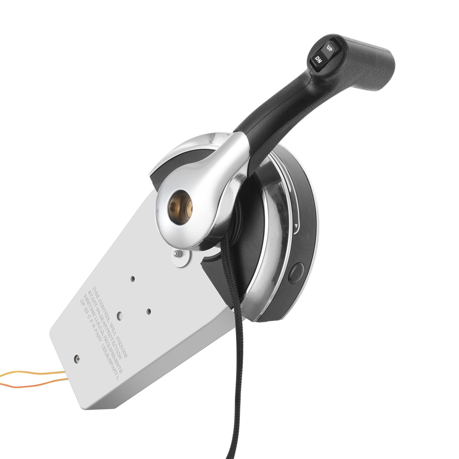 VEVOR Boat Throttle Control, 8M0059686 Top-Mounted Outboard Remote Control Box for Mercury PT 2-Stroke, Marine Throttle Control Gear Box with Power Trim Switch