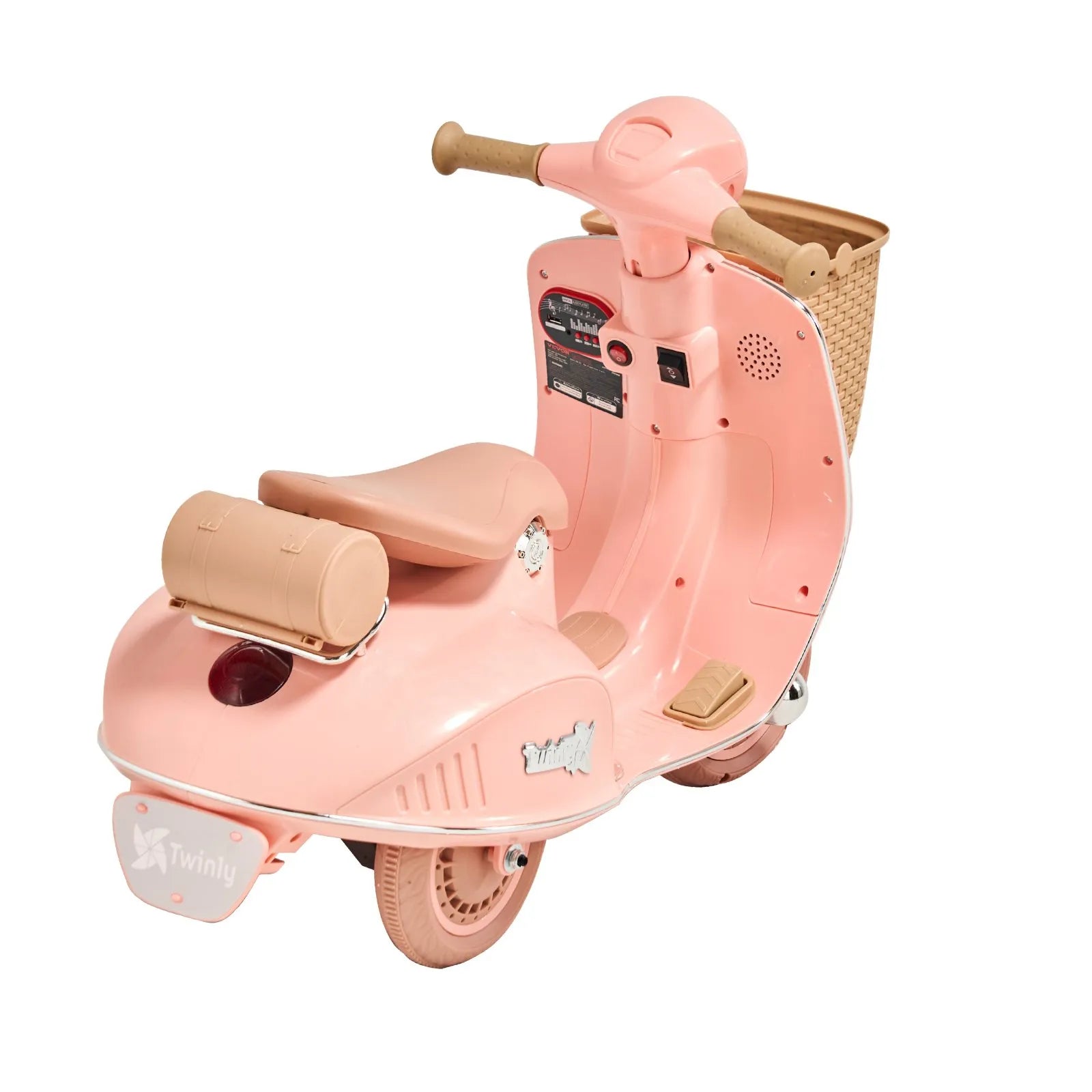VEVOR Kids Ride on Motorcycle 6V Electric Motor Trike with LED for Kids Aged 3+