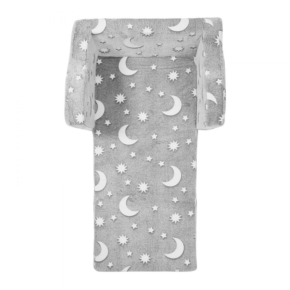 VEVOR Fold-out Kids Sofa, Glow-in-the-Dark Kids Couch Chair, 2-in-1 Children Convertible Sofa to Lounger, Extra Soft Flip-out Toddler Couch for Siting and Sleeping, for Bedroom and Playroom