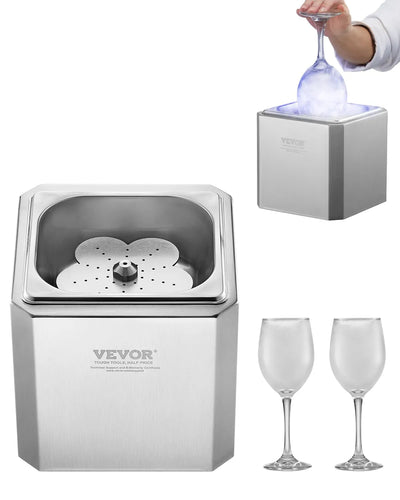 VEVOR Commercial Glass Froster CO2 Beer Glass Chiller Fast Frost Ice Cup Machine