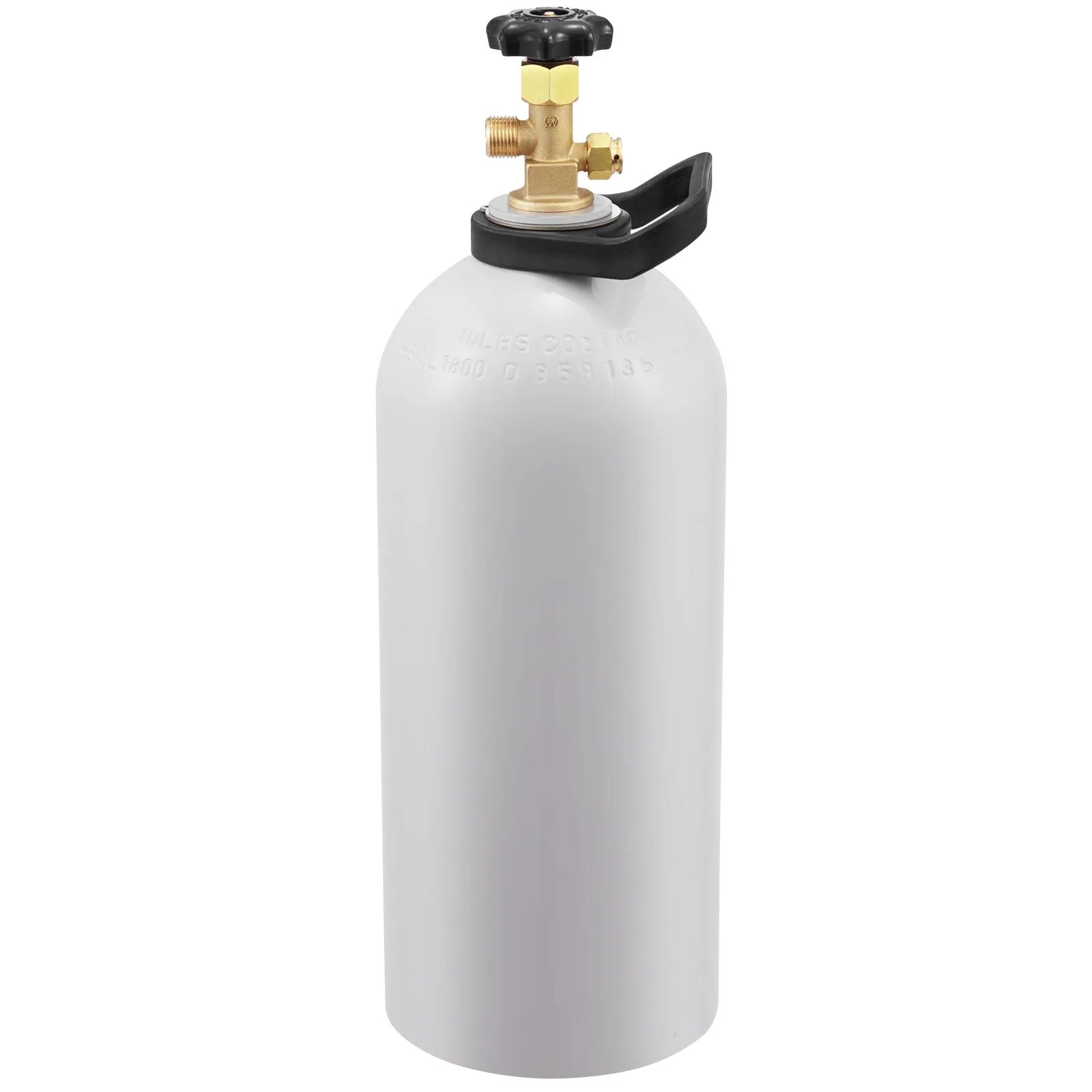 VEVOR CO2 Tank 10 lbs Aluminum Alloy Cylinder with CGA320 Valve DOT Approved