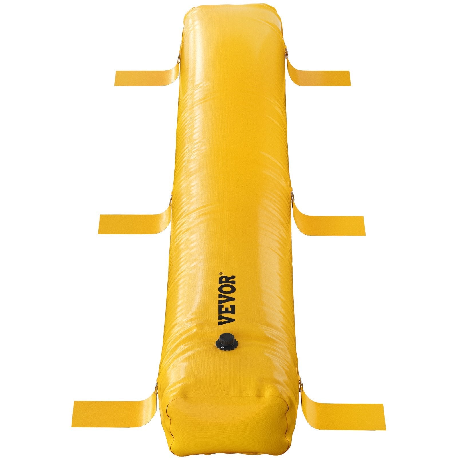 VEVOR Flood Barrier, 12 ft Length x 12 in Height Sandbag Alternative, Water Barrier for Flooding with Great Waterproof Effect, Reusable PVC Water Diversion Tubes, Flood Barriers for Home, Door, Garage