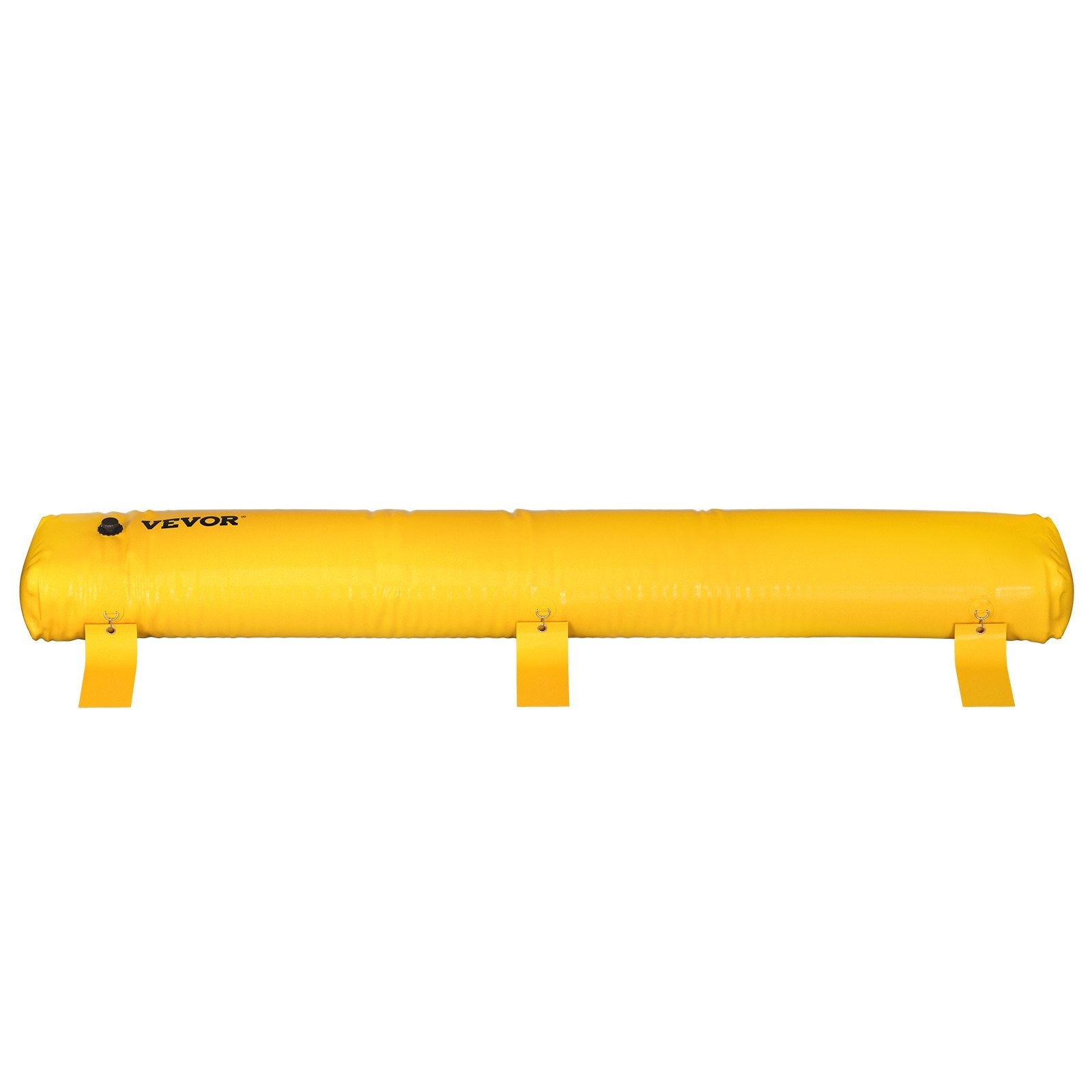 VEVOR Flood Barrier, 12 ft Length x 12 in Height Sandbag Alternative, Water Barrier for Flooding with Great Waterproof Effect, Reusable PVC Water Diversion Tubes, Flood Barriers for Home, Door, Garage