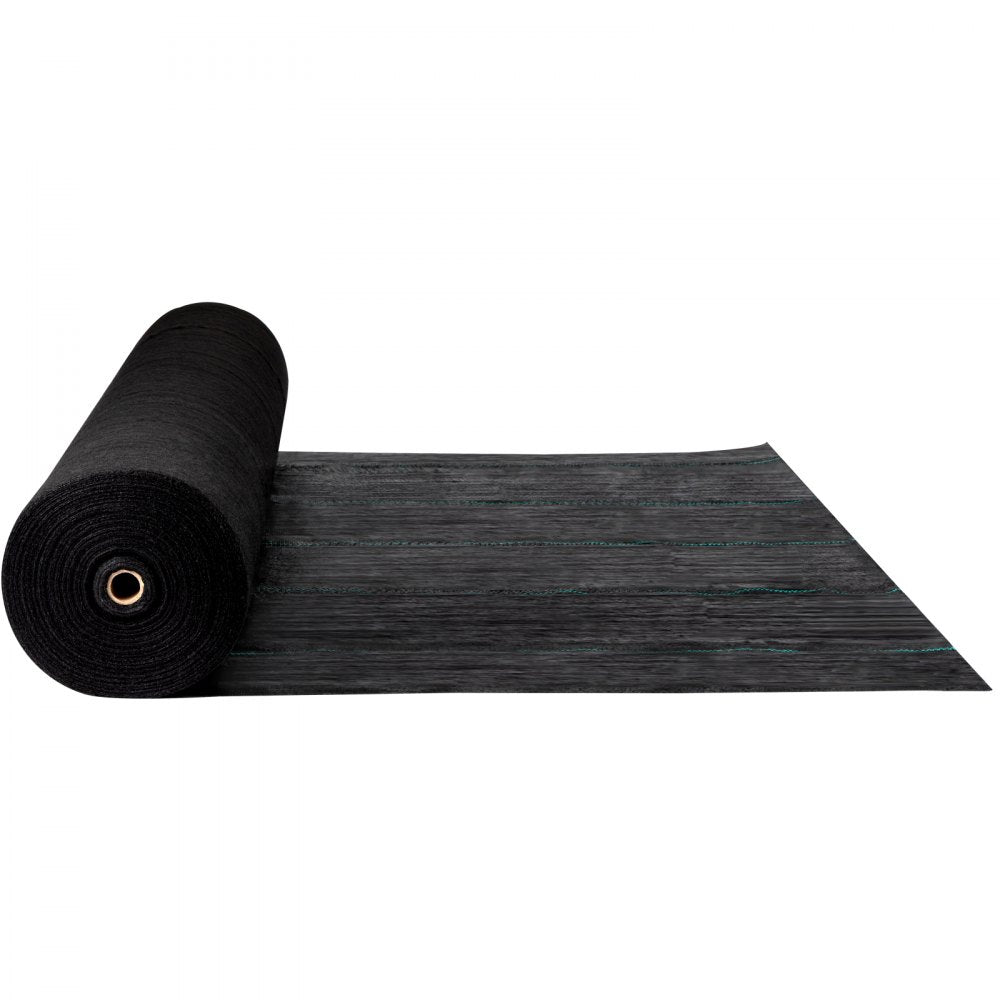 VEVOR Weed Barrier, 5.8oz Landscape Fabric, 4ft x 100ft Garden Ground Cover, Heavy Duty Woven Fabric w/ High Permeability, Superior Weed Control for Greenhouse, Garden, Pavers, Sidewalk, Flowerbed