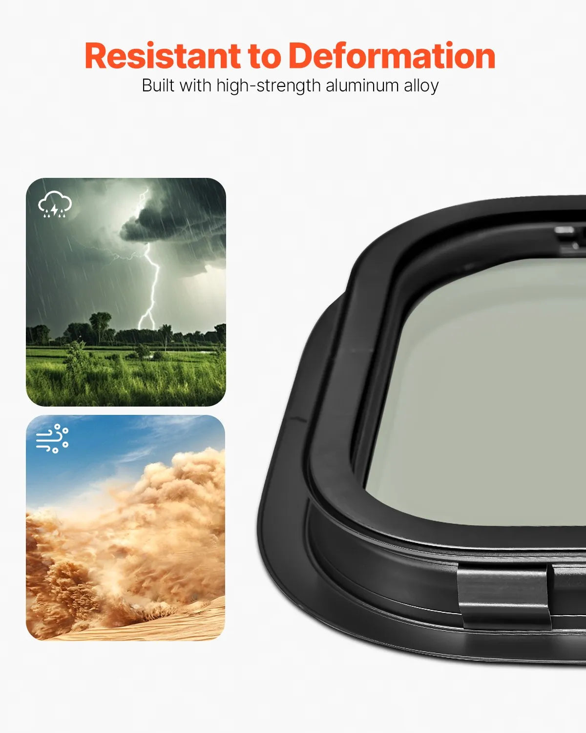 VEVOR Vertical RV Window 14"W x 22"H Tinted Sliding RV Window with Net Screen