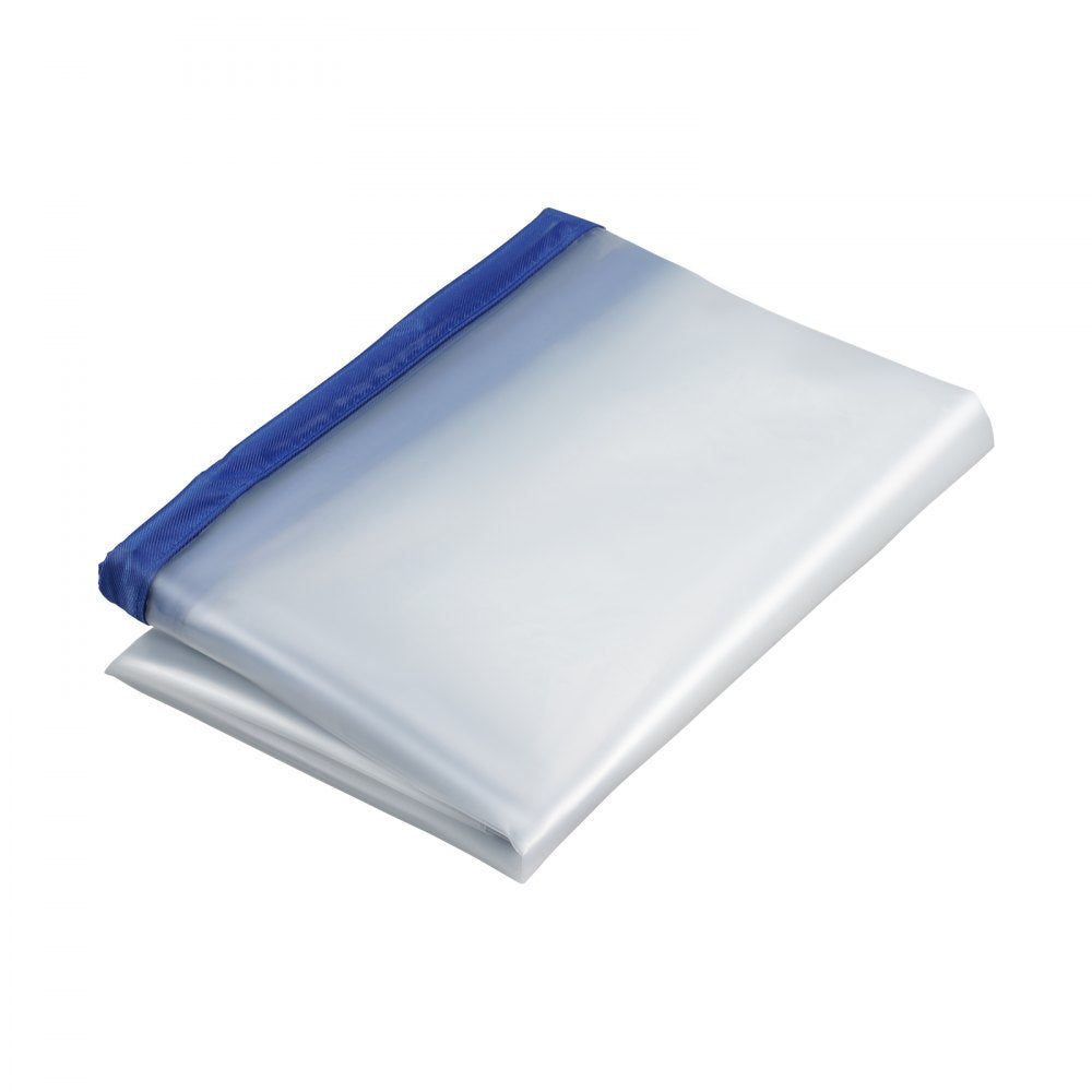 VEVOR Dust Barrier, 7.5 x 4 ft Dust Barrier Door Kit, with Magnetic Self-Closing Zipper, PE Construction Door Cover for Dust Containment, Reusable Dust Protection Wall for Living Room Bathroom Remodel