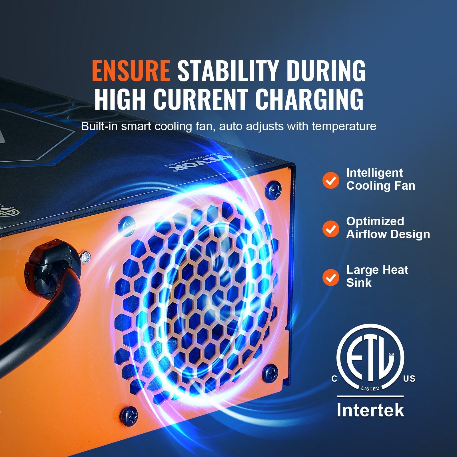 VEVOR RV Converter 45 Amp 110V AC to 12V DC RV Power Converter Battery Charger