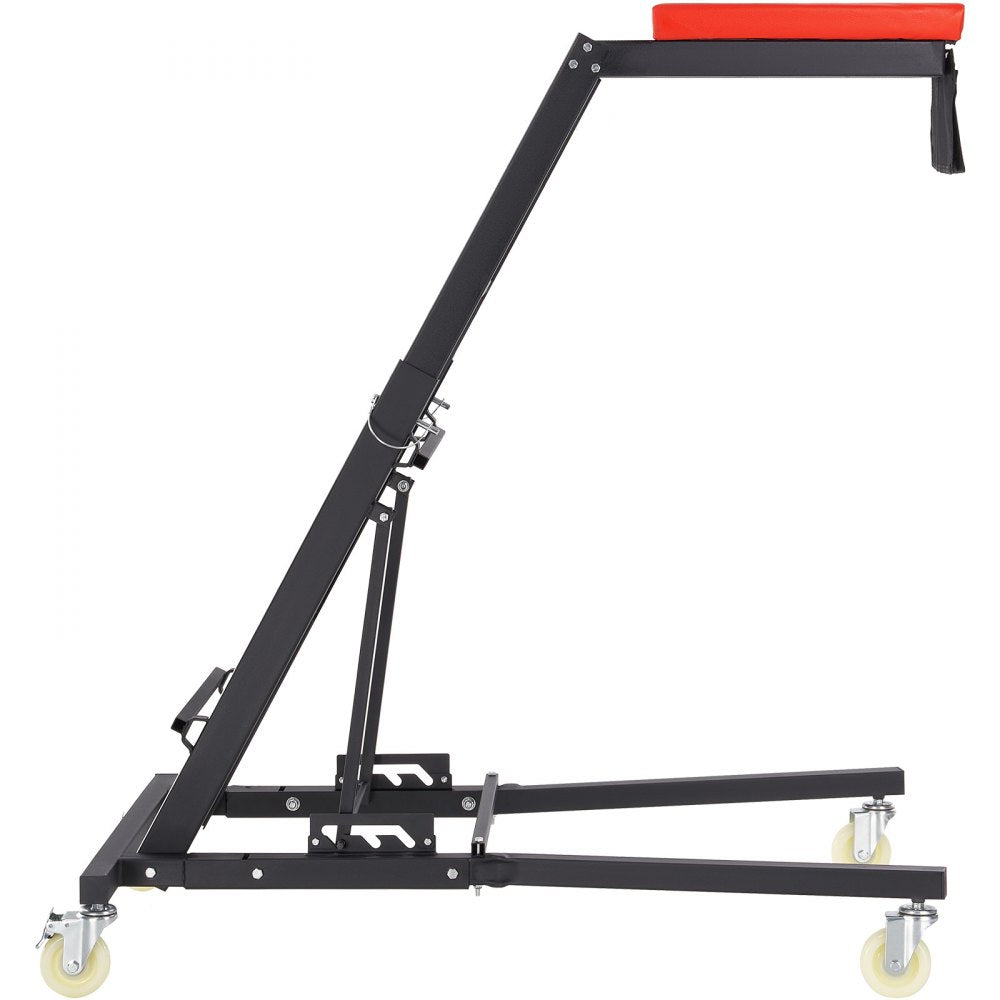 VEVOR Automotive Topside Creeper, with Adjustable Height 48" to 76", 400 LBS Capacity High Creeper, 4 Swivel Caster Wheels, Heavy Duty Foldable Creeper for Auto Repair and Maintenance