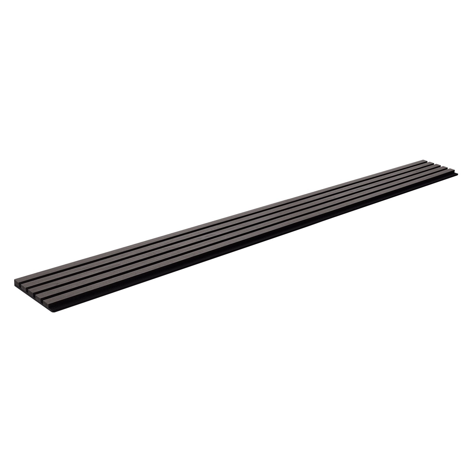 VEVOR Wood Slat Acoustic Panels 7.9 x 94.5 inch for Modern Wall Decor Black Oak