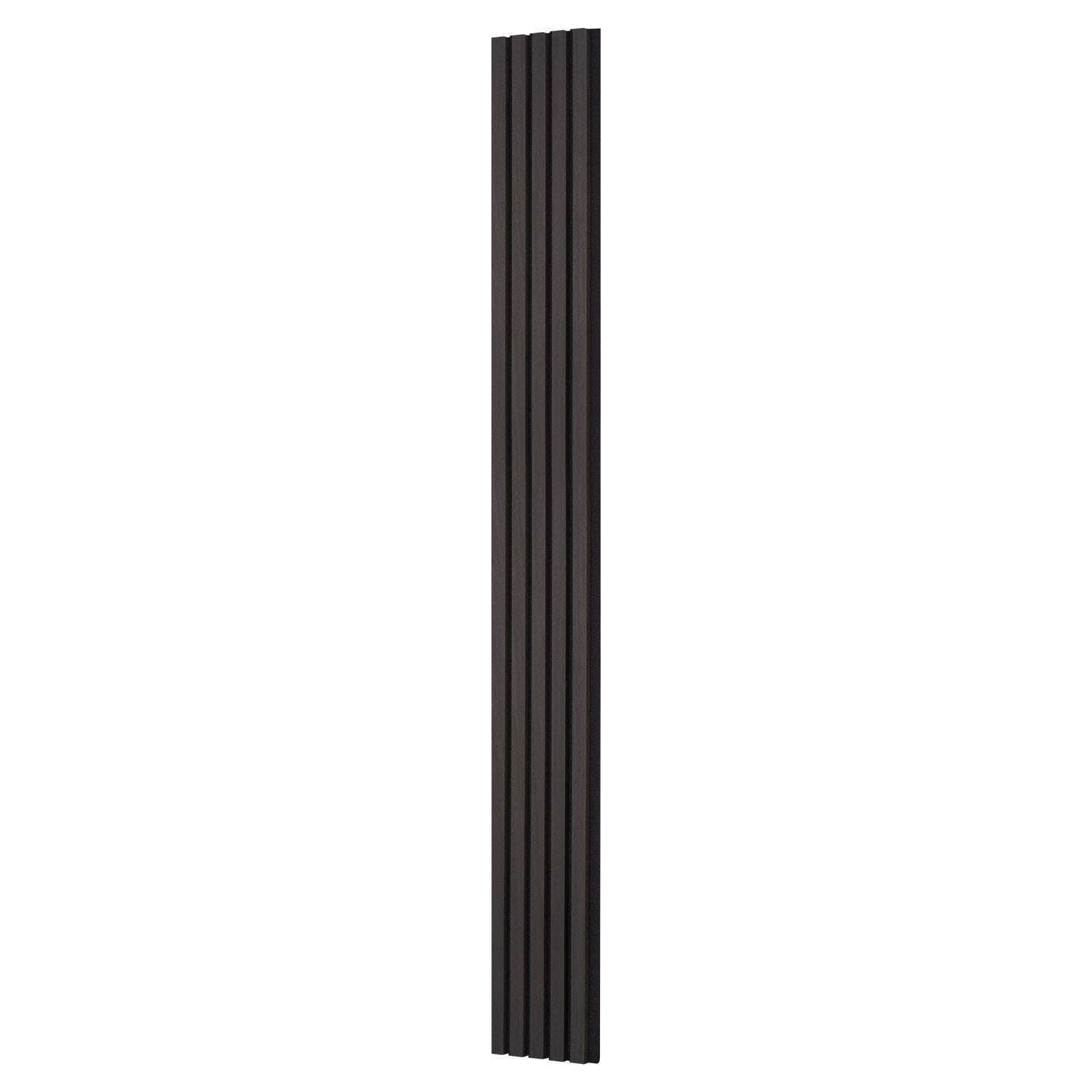 VEVOR Wood Slat Acoustic Panels 7.9 x 94.5 inch for Modern Wall Decor Black Oak