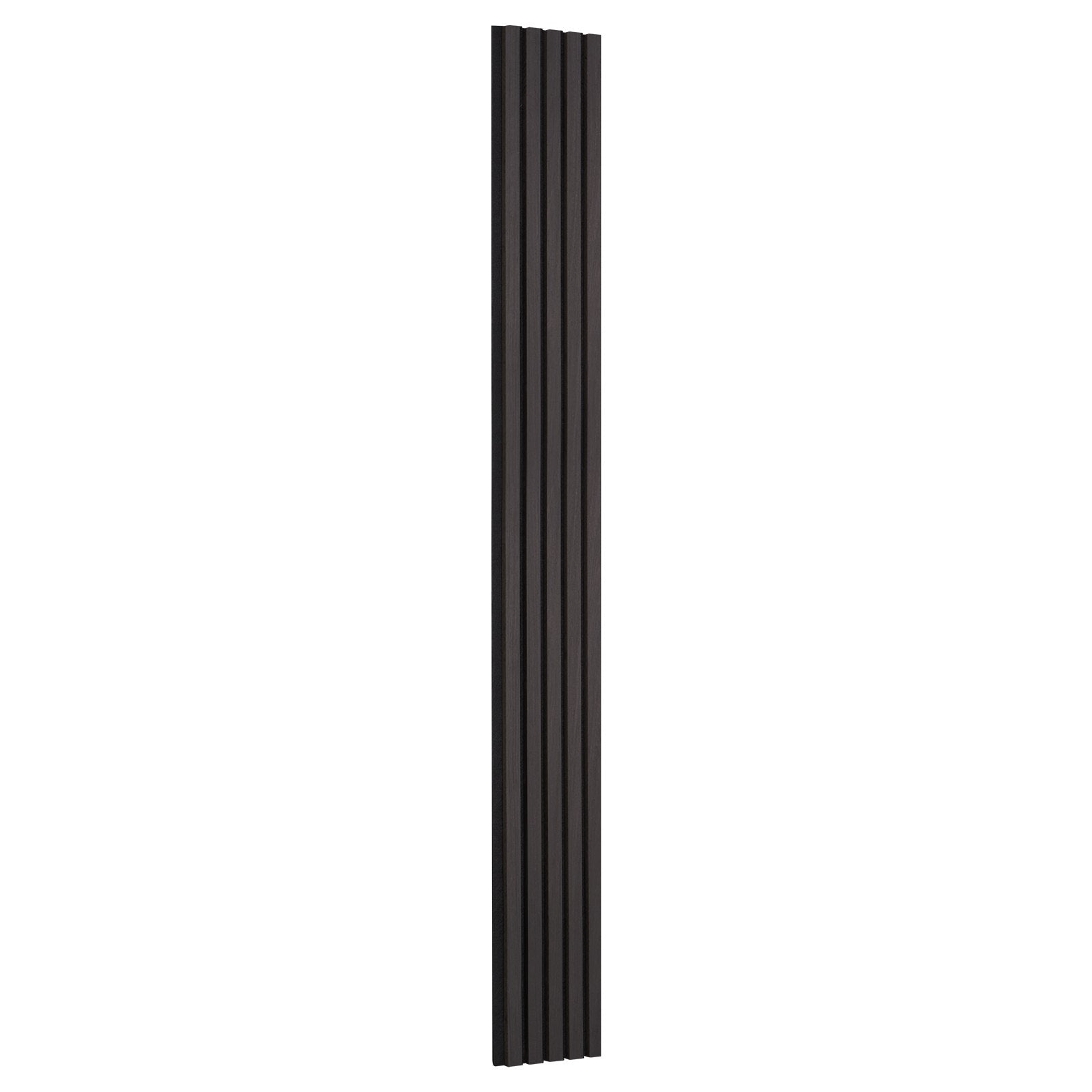 VEVOR Wood Slat Acoustic Panels 7.9 x 94.5 inch for Modern Wall Decor Black Oak