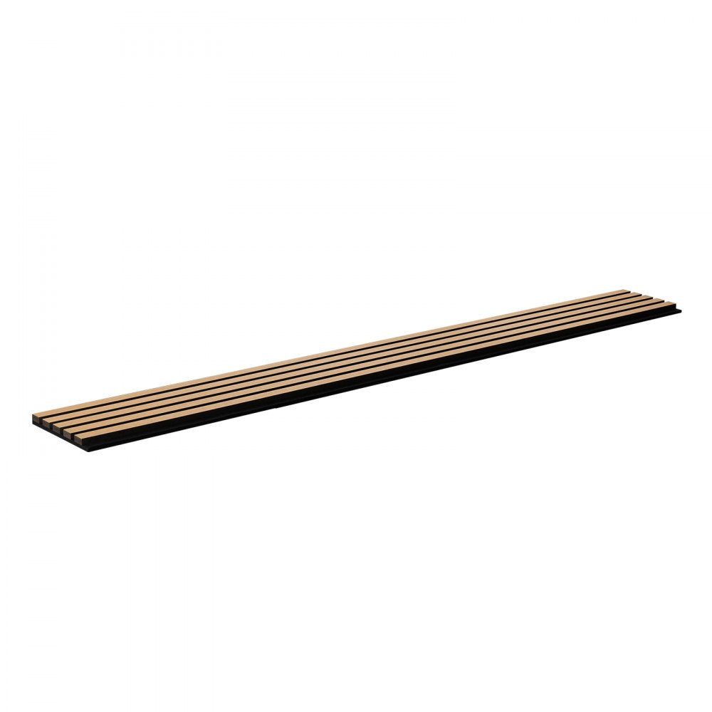 VEVOR Wood Slat Acoustic Panels 7.9 x 94.5 inch for Modern Wall Decor Light Oak