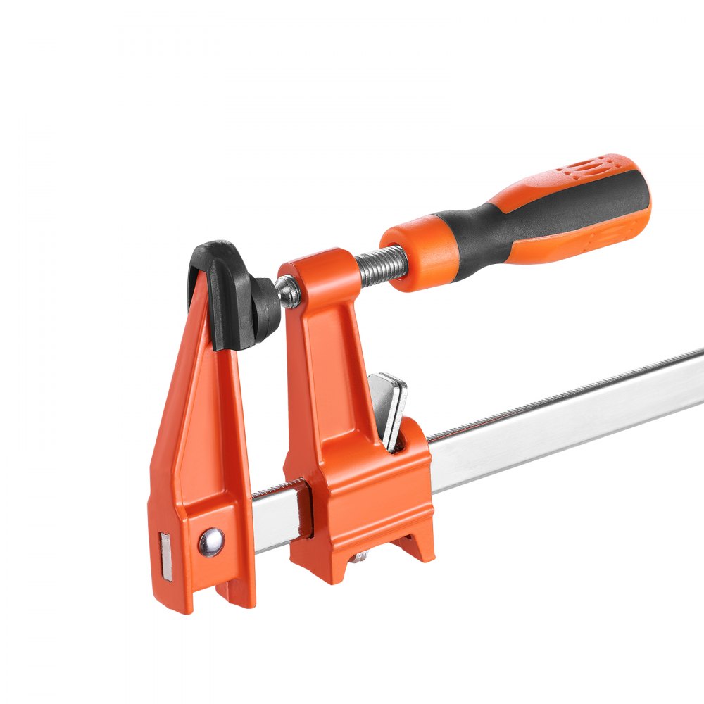 VEVOR Bar Clamps for Woodworking, 2-Pack 36" Clamp/Spreader, Quick-Change F Clamp with 600 lbs Load Limit, 2.5" Throat Depth, Cast Iron and Carbon Steel, Wood Clamps for Woodworking Metal Working