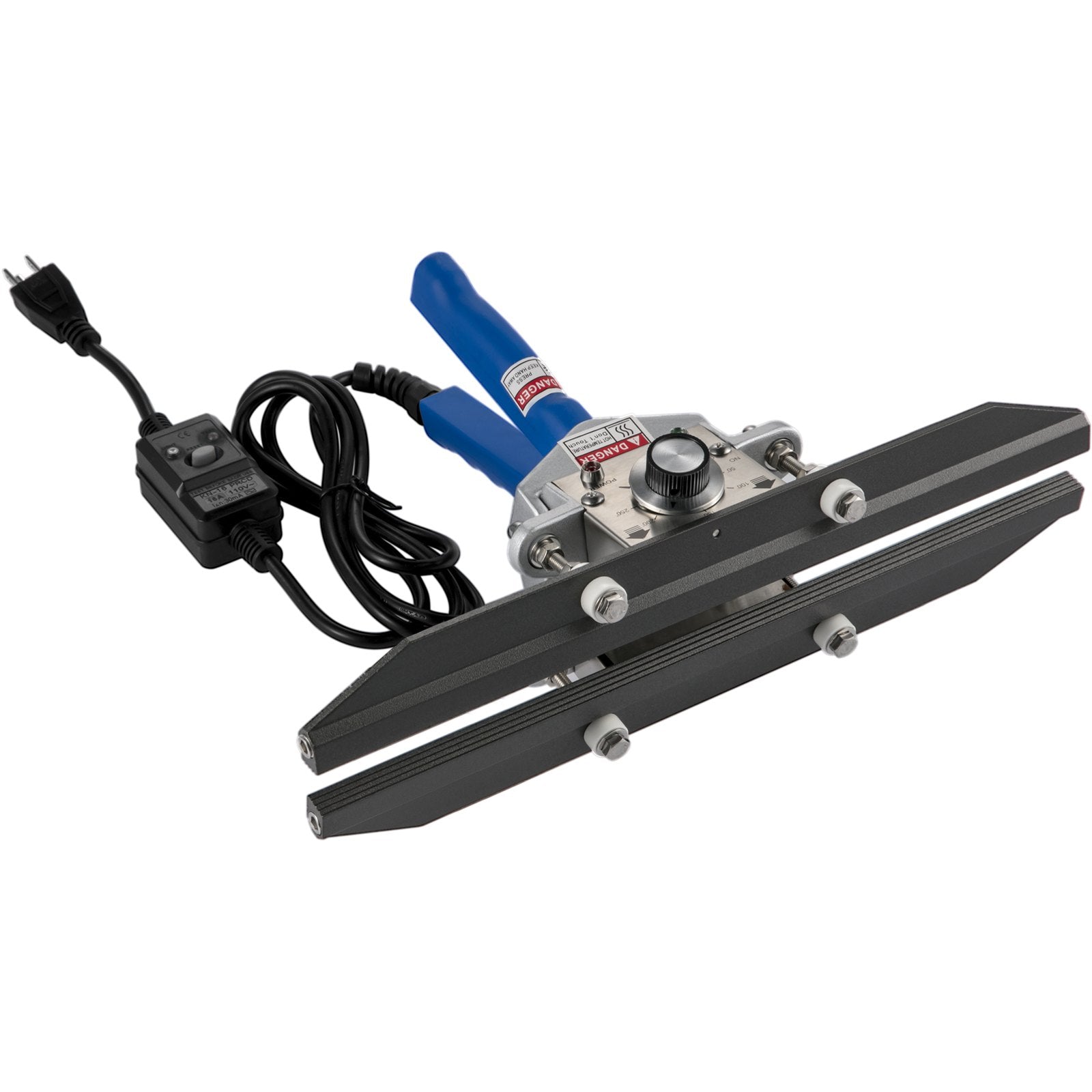 VEVOR Heat Crimp Sealer FKR-400 16" Bag Crimper 500W/110V Portable Hand Held Heat Crimper Sealer w/ 0-250? Temperature Control For Mylar Bag,Foil Bag, Cellophane Bag, Kraft Paper Bag, BOPP Bag