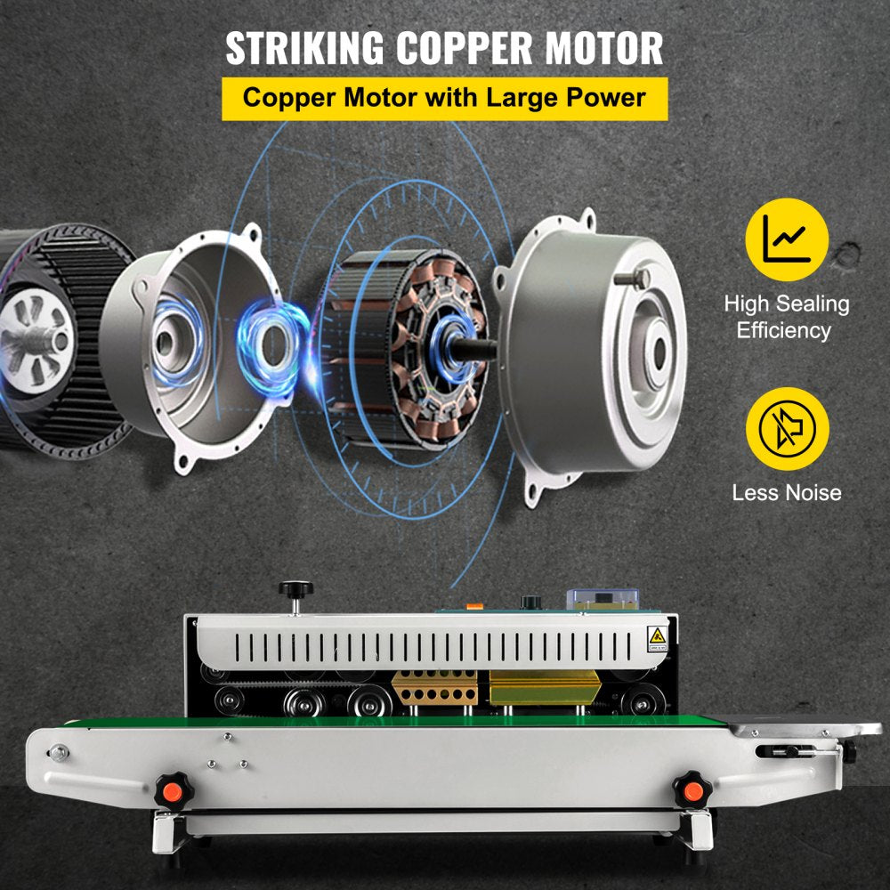 Auto Continuous Sealing Machine Horizontal Sealer Plastic PVC Membrane Bag Film Band Sealer