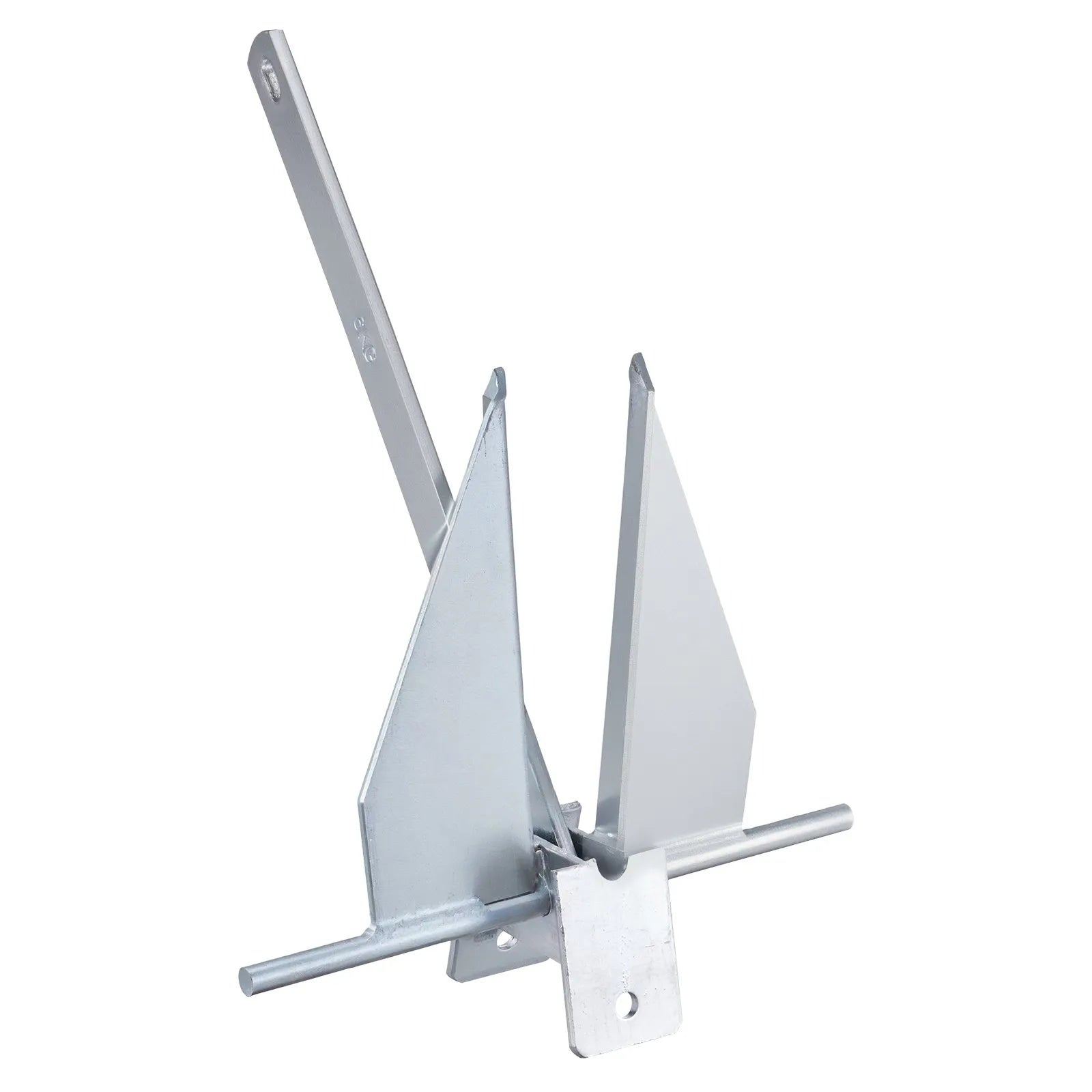 VEVOR Anchor Kit, 13 LBS Hot-Dipped Galvanized Steel Anchor with 7.9' Chain, 101' Rope and Two 0.4" Shackles, Marine Boat Anchor for Small Vessels Under 30', Seas, Rivers and Shores