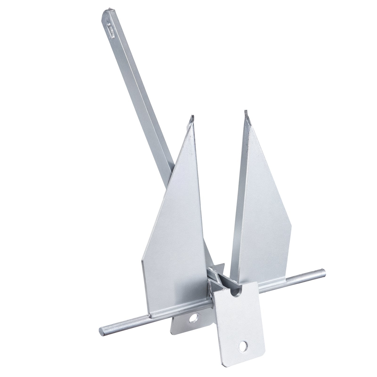 VEVOR Anchor Kit, 8.5 LBS Hot-Dipped Galvanized Steel Anchor with 7.9' Chain, 75' Rope and Two 0.4" Shackles, Marine Boat Anchor for Small Vessels Under 18', Seas, Rivers and Shores