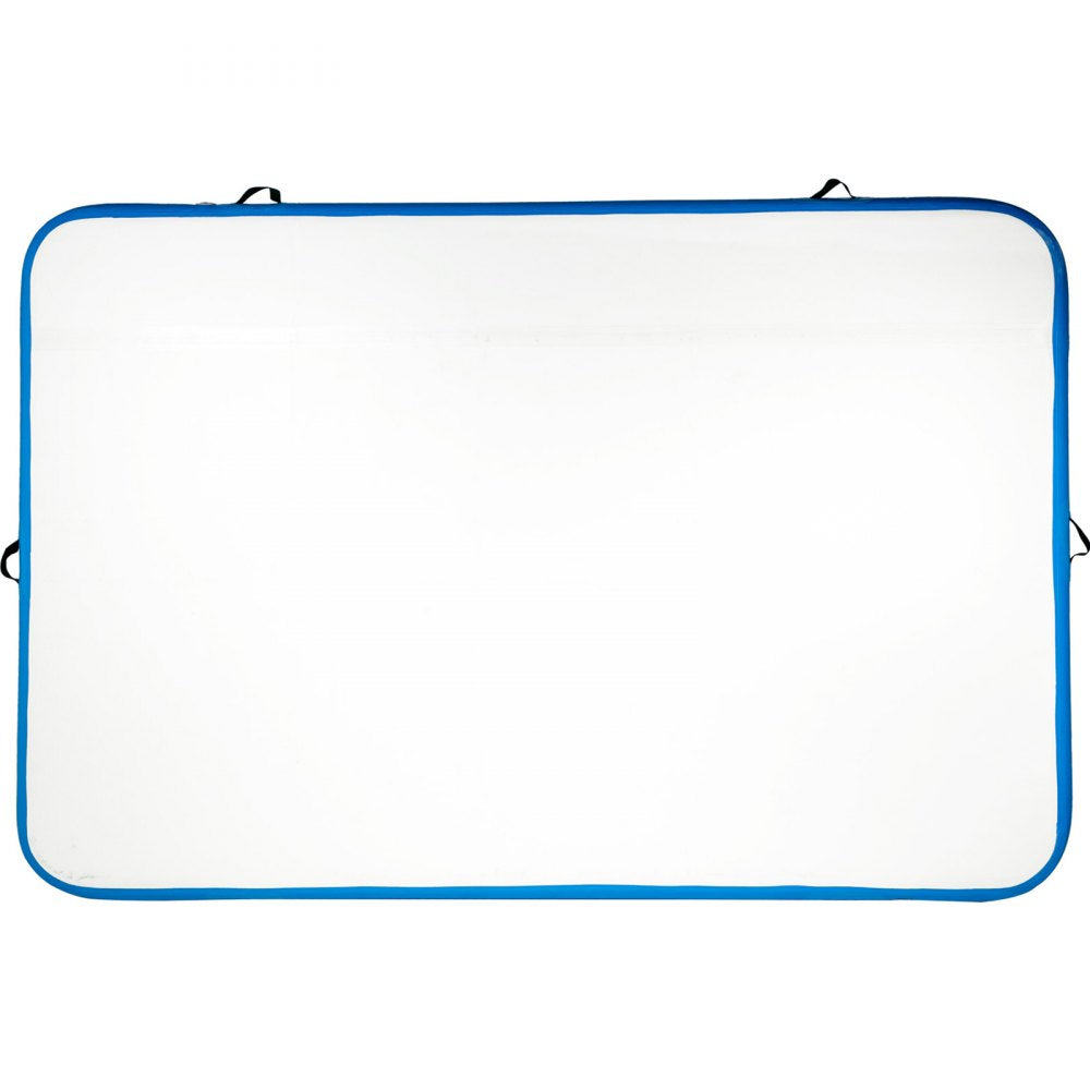 VEVOR Inflatable Floating Dock 10 x 6.5 ft, Inflatable Dock Platform with Electric Air Pump, Inflatable Swim Platform 6 Inch Thick, Floating Dock 5-6 People, Floating Platform for Pool Beach Ocean