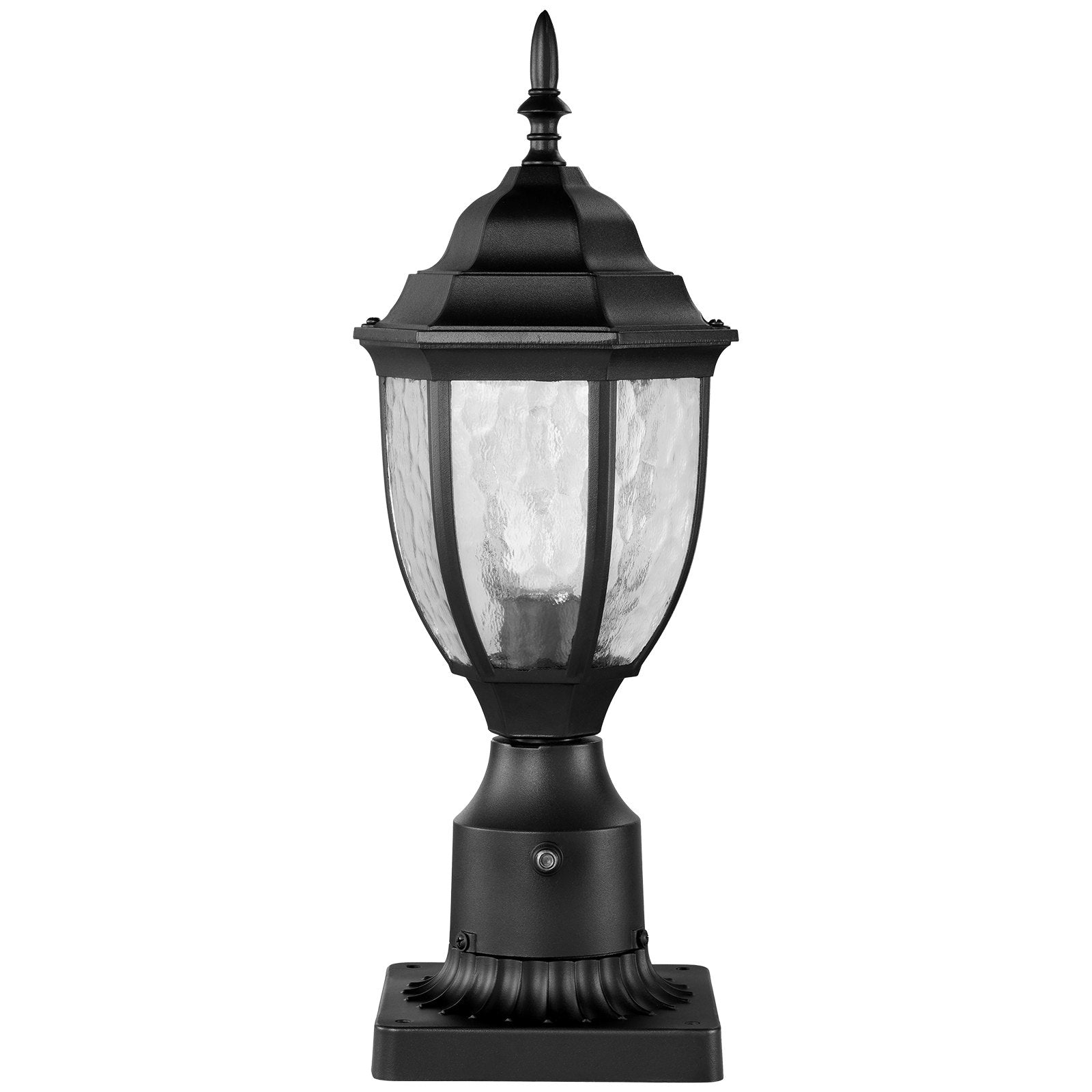 VEVOR 2 PCs Dusk to Dawn Outdoor Lamp Post Light Fixture 15.35in Pole Pier Mount