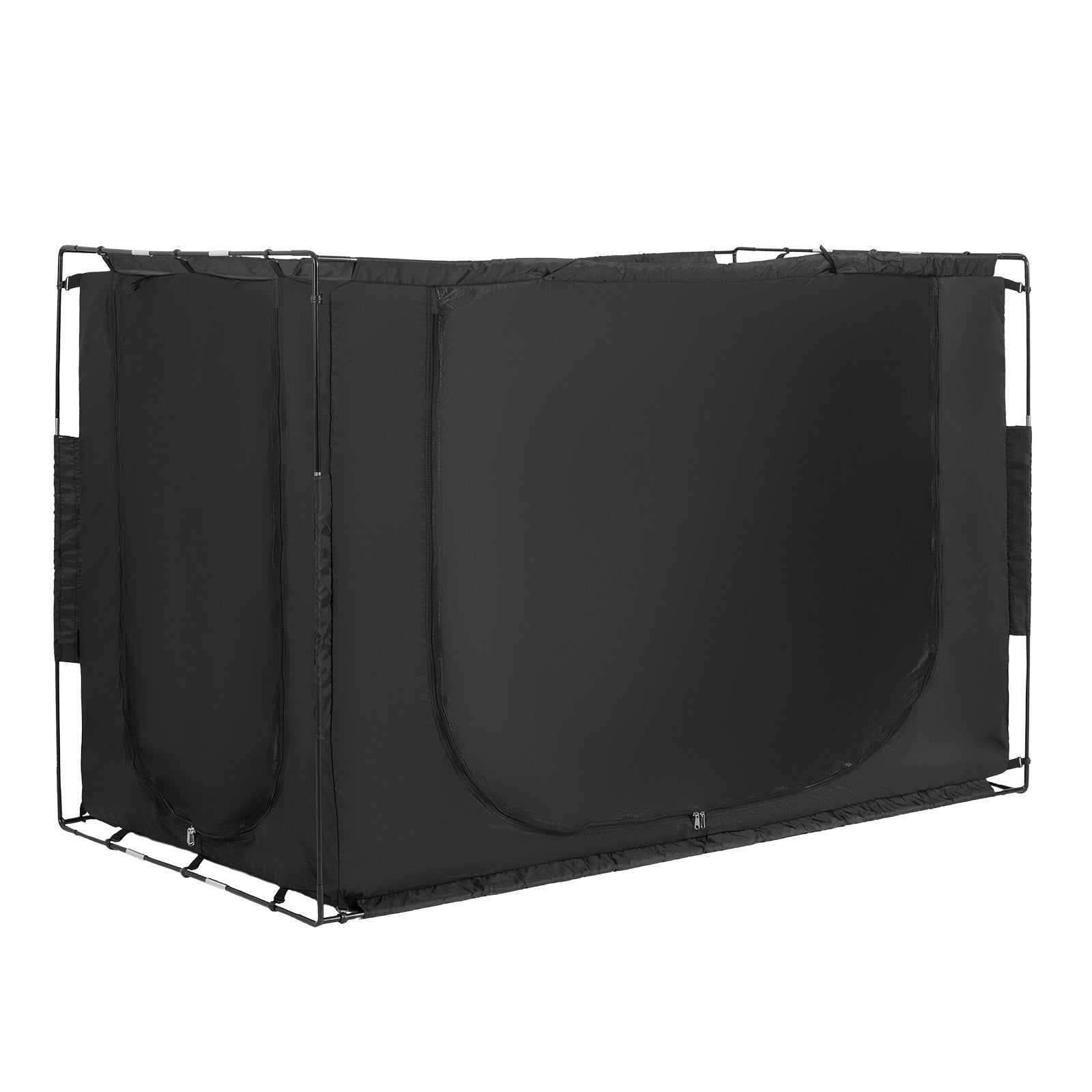 VEVOR 3 Doors Bed Tent Breathable Tent 70% Blackout with 0.37 in Fiber Poles