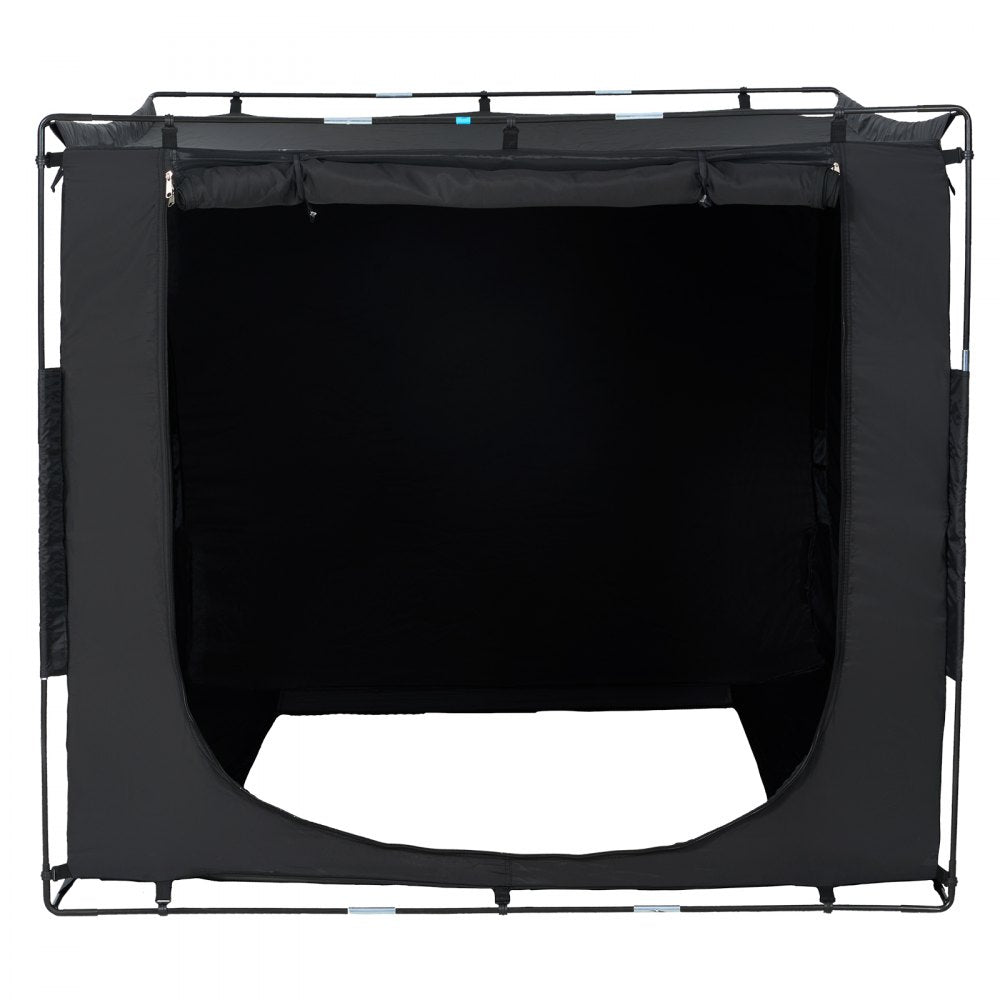 VEVOR 3 Doors Bed Tent Breathable Tent 70% Blackout with 0.43 in Fiber Poles
