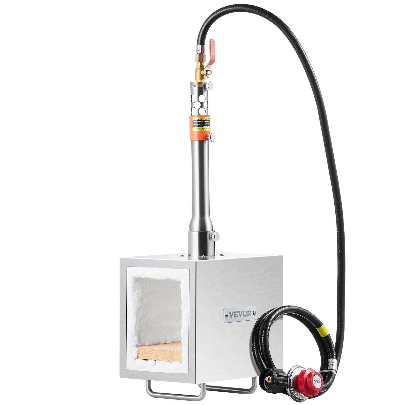 VEVOR Portable Propane Forge 1 Burner Farrier Forge 2600? Knife Metal Square