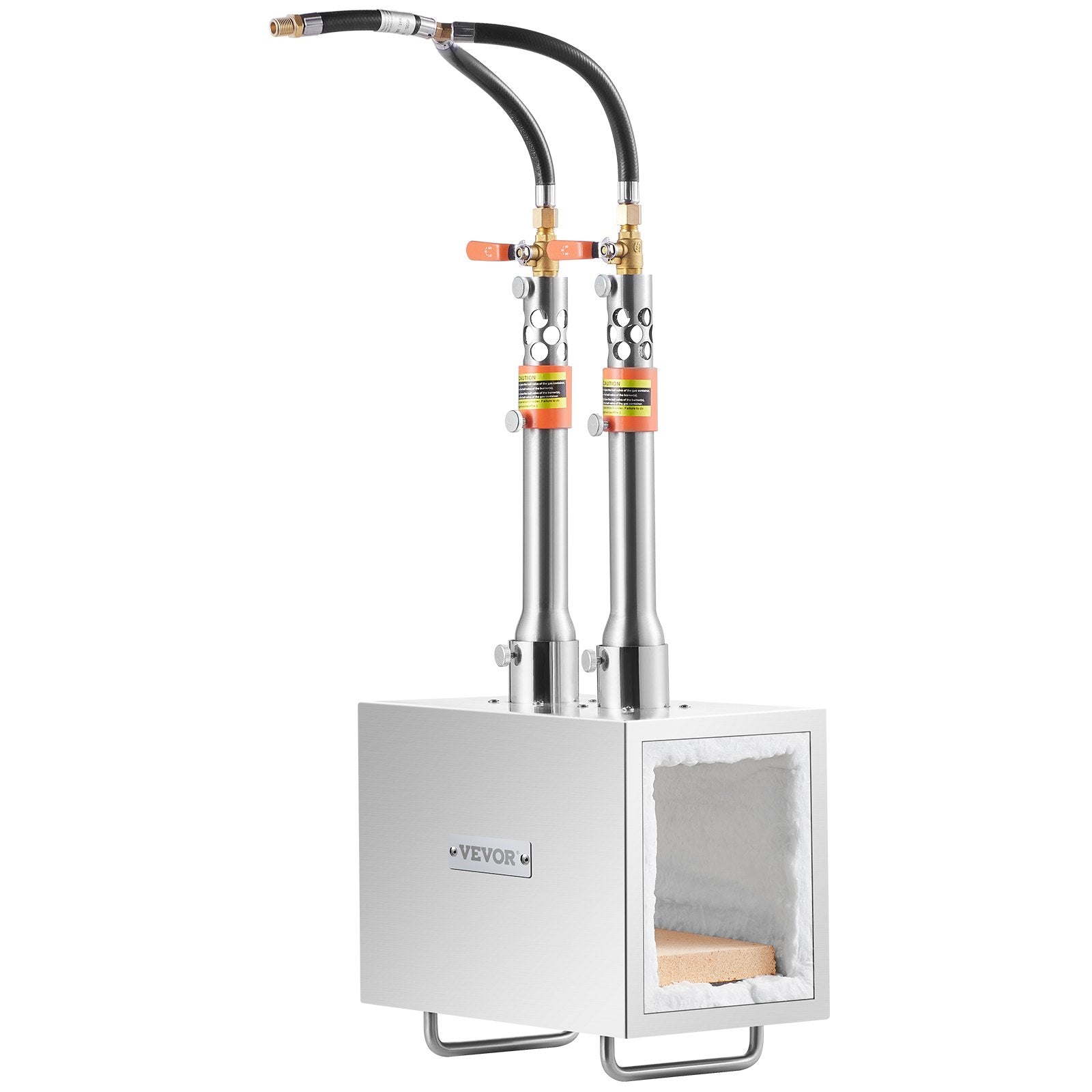 VEVOR Portable Propane Forge 2 Burner Farrier Forge 2600? Knife Metal Square