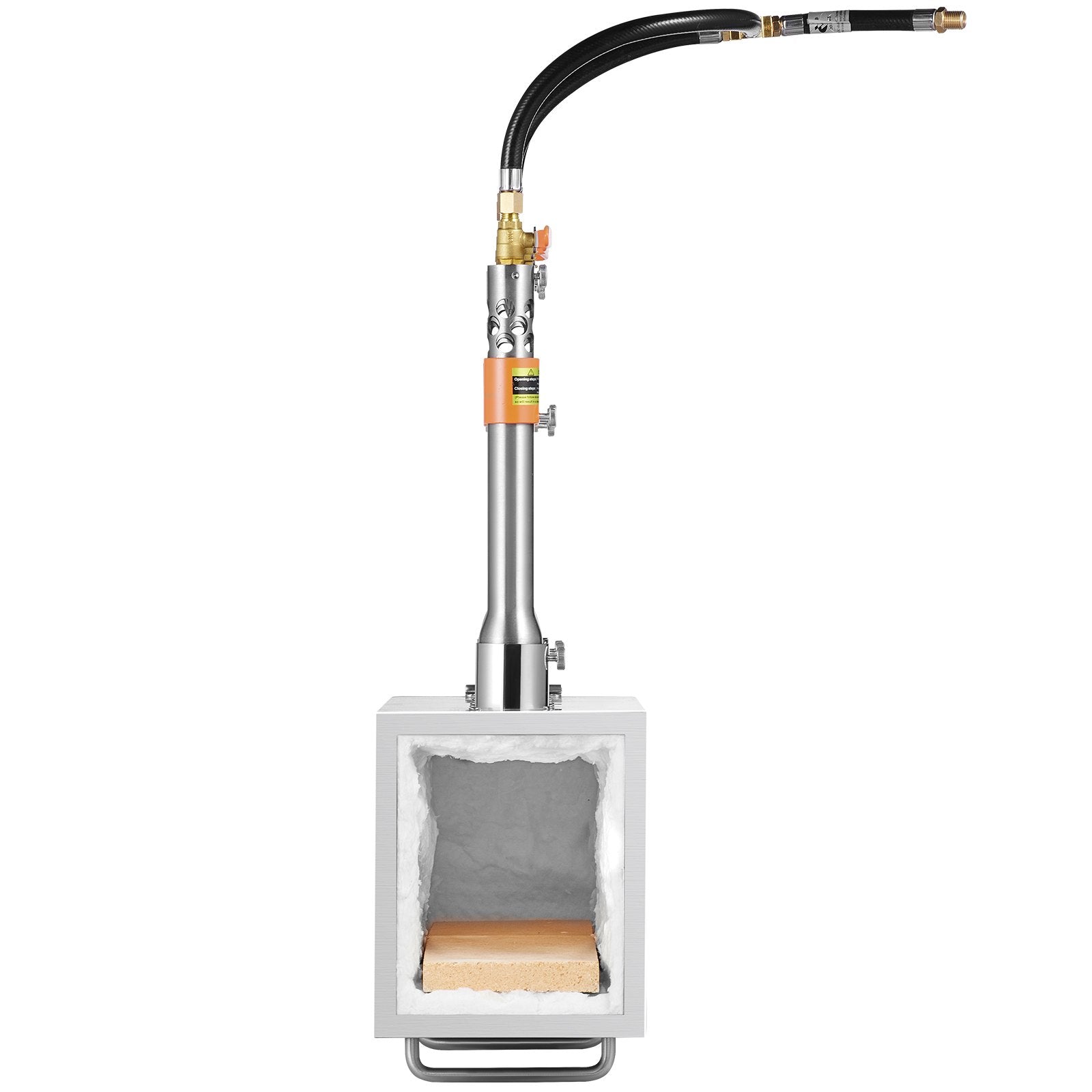 VEVOR Portable Propane Forge 3 Burner Farrier Forge 2600? Knife Metal Square