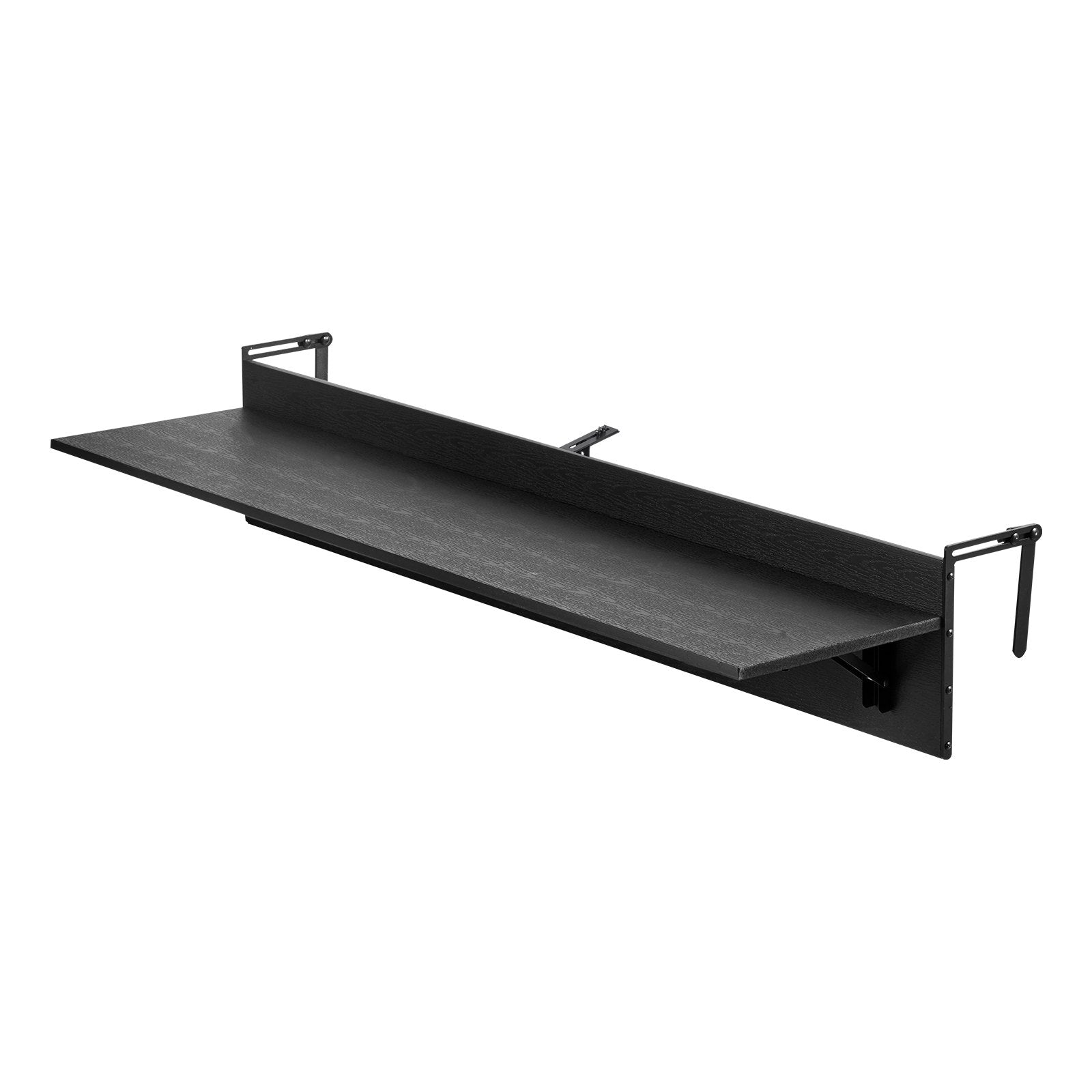 VEVOR Balcony Hanging Table 12 x 48 in Patio Railing Bar Table Foldable