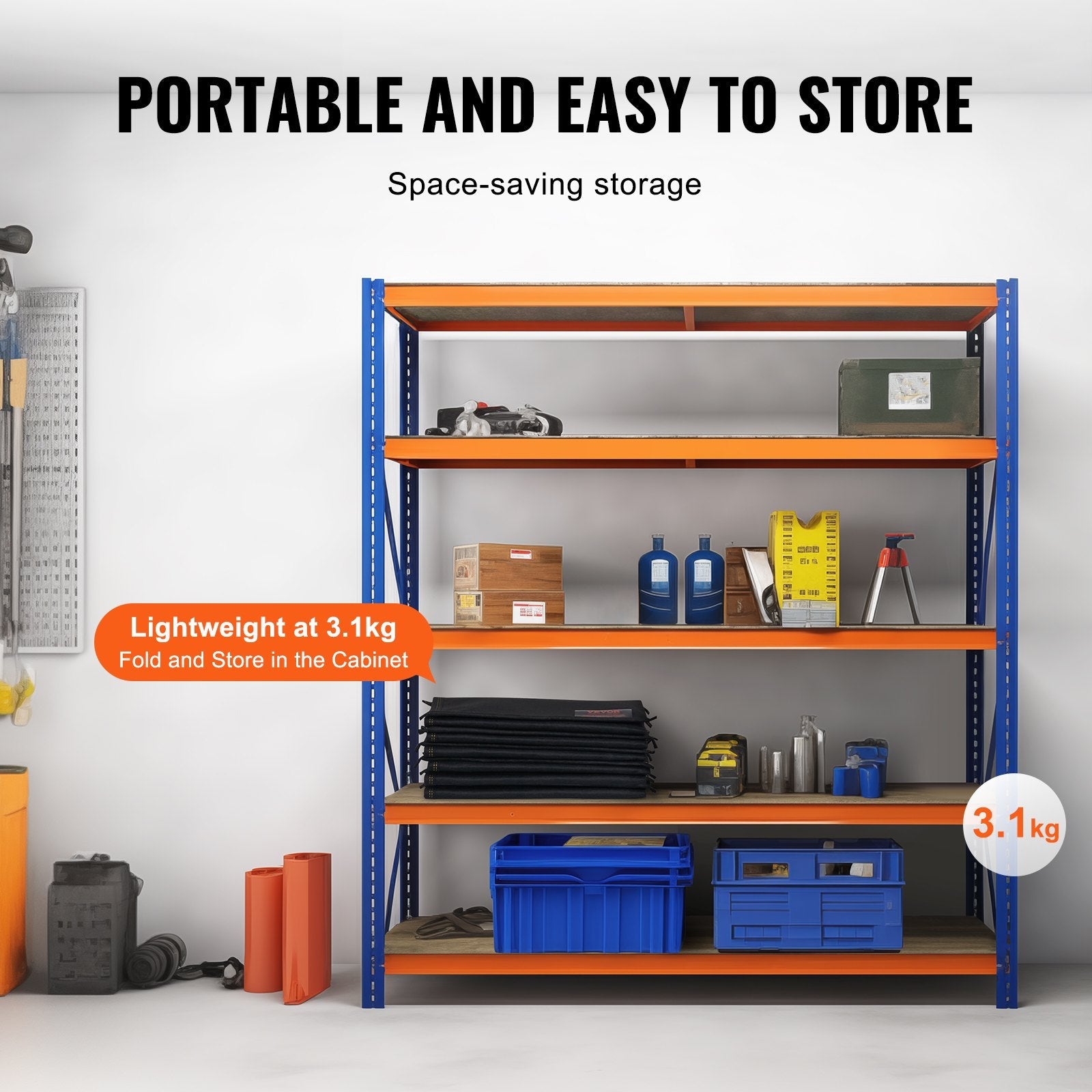 VEVOR Flood Barriers, Water Flood Dam Bags 6 Pack, Water Barriers for Flooding, Water Activated Flood Barriers for Home, Doorway, Driveway(2FT x 1in)