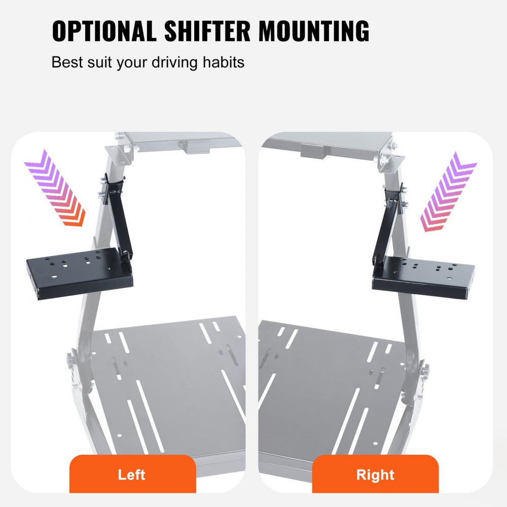 VEVOR G920 Racing Steering Wheel Stand Shifter Mount fit for Logitech G27 G25 G29 Gaming Wheel Stand Wheel Pedals NOT Included Racing Wheel Stand