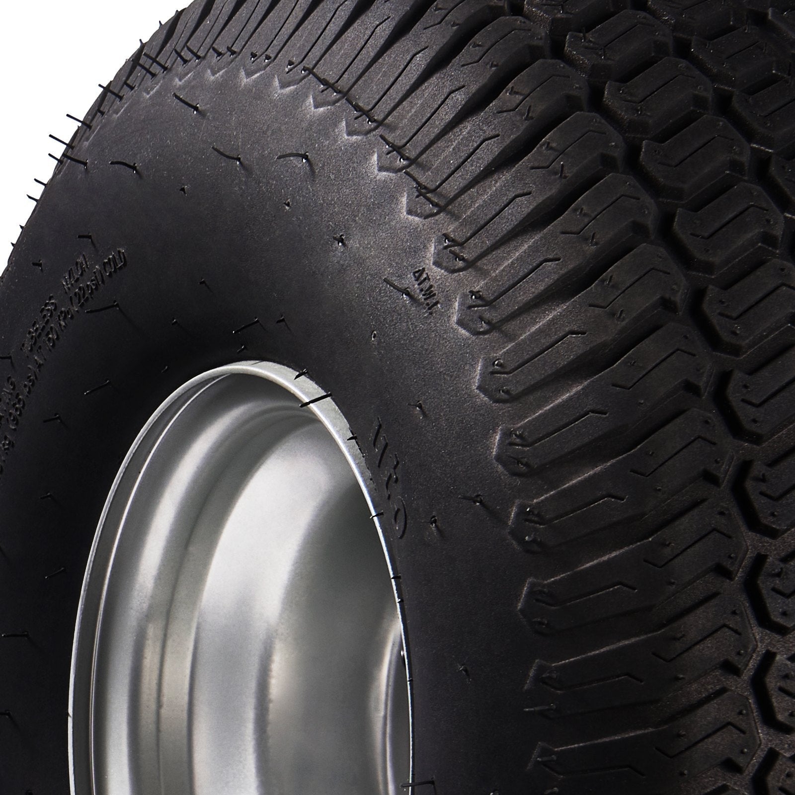 VEVOR Lawn Mower Tires with Rim, 20x8-8" Tubeless Tractor Tires, 2-Pack Tire, S-Turf Pneumatic Tires with 3.5" Offset Hub and 3/4" Bushing Size, for Riding Mowers Lawn Tractors