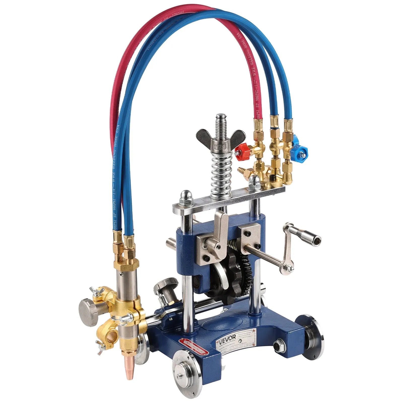 VEVOR CG2-11Y Manual Gas Pipe Cutting Machine 0.2"-2" Thick Pipe 0°-45° Portable