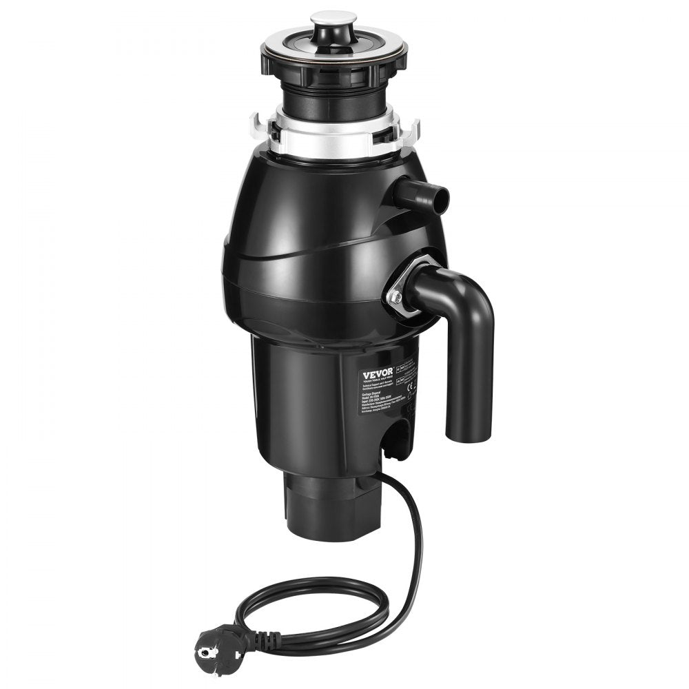 VEVOR Garbage Disposal 3/4 HP Continuous Food Waste Disposer 3250 RPM EZ Connect