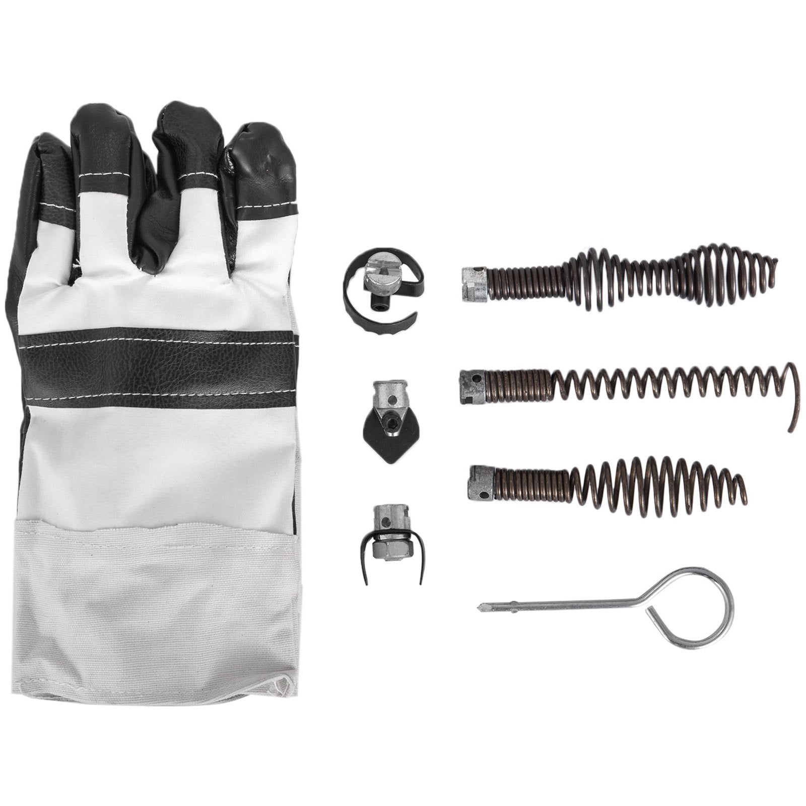 VEVOR Drain Cleaner Machine, 250W 2 Cables, Electric Drain Auger for 3/4\" to 4\" Pipes, Power Spin with Autofeed Function & 6 Cutters, Sewer Snake for Toilet, Sewer, Bathroom, Sink and Shower