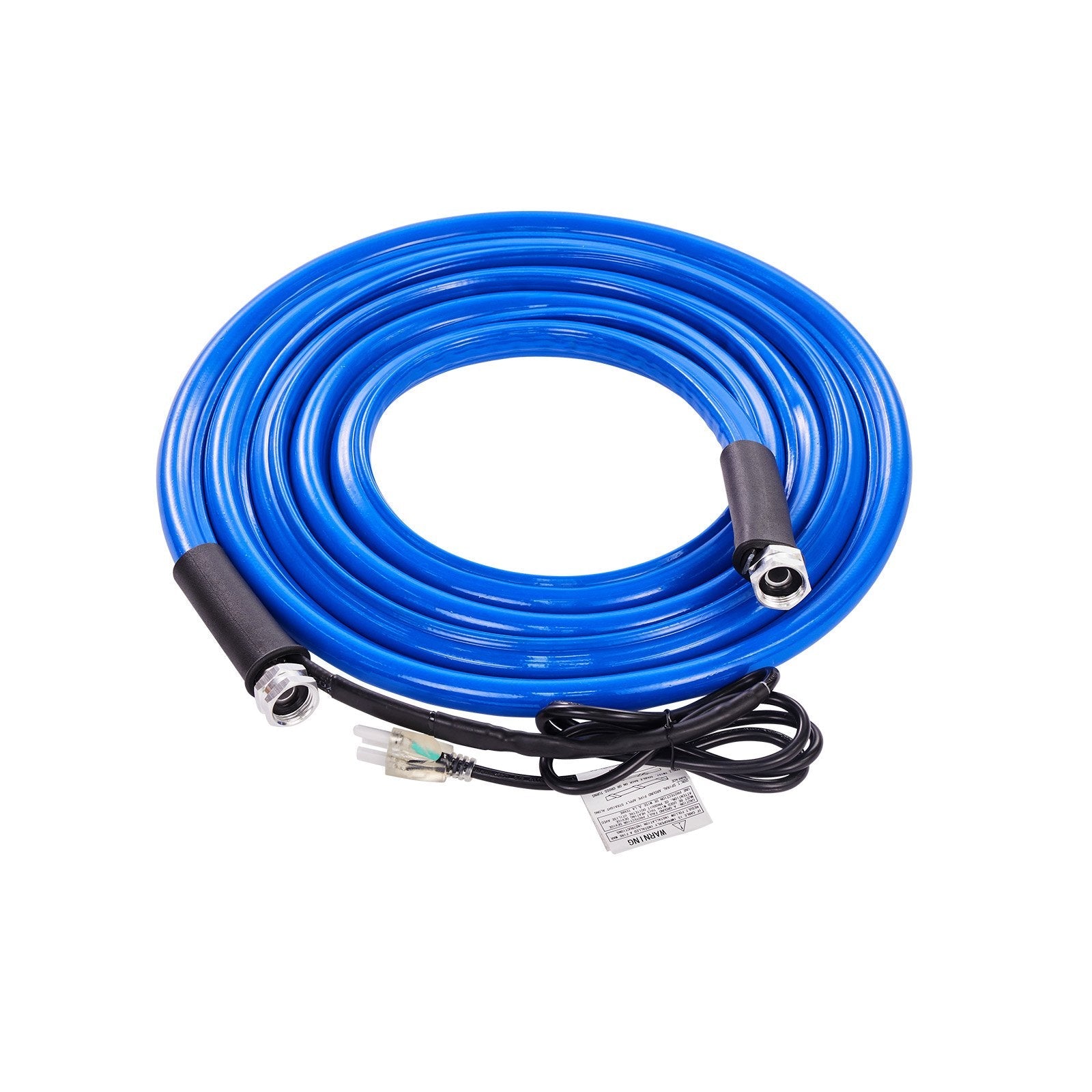 VEVOR 15ft Heated Water Hose for RV, Heated Drinking Water Hose Antifreeze to -45°F, Automatic Self-regulating, 5/8" I.D. with 3/4" GHT Adapter, Lead and BPA Free