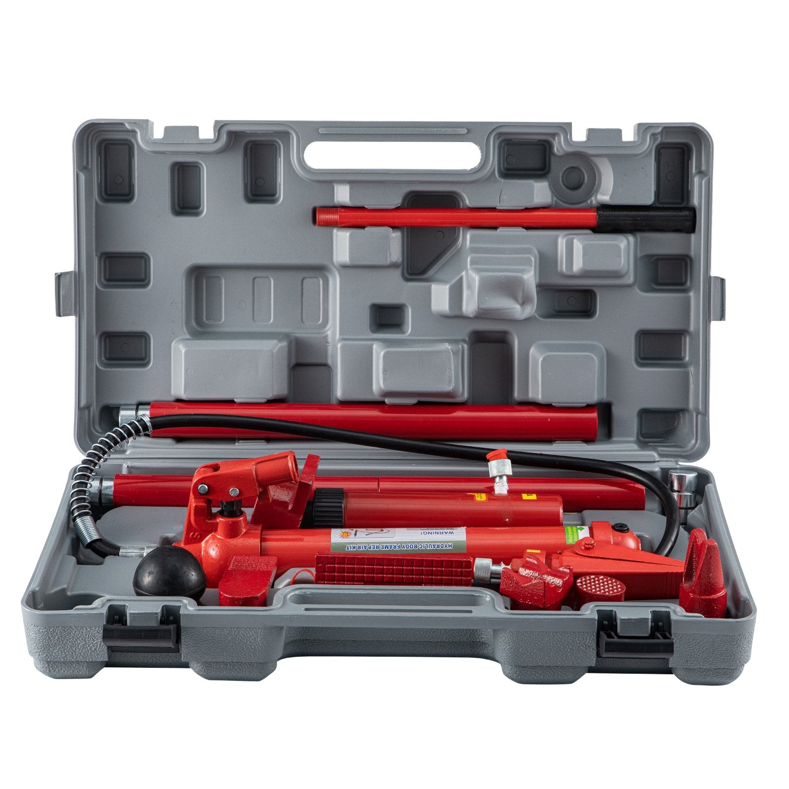 10Ton Porta Power Hydraulic Jack Body Frame Repair Kit 1.4M Lengthen Hose Lift Ram