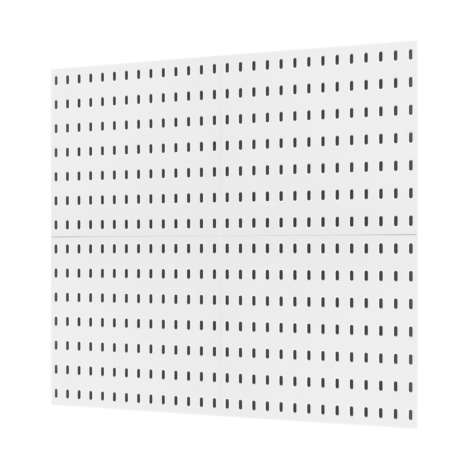 VEVOR Pegboard Combination Kit 11 x 11" Plastic Pegboard 4 Panels for Home White
