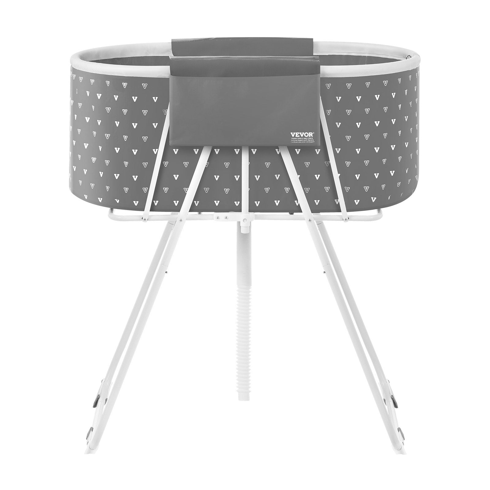 VEVOR Foldable Dog Bathtub Elevated Grey Shower Station for Small & Medium Pets